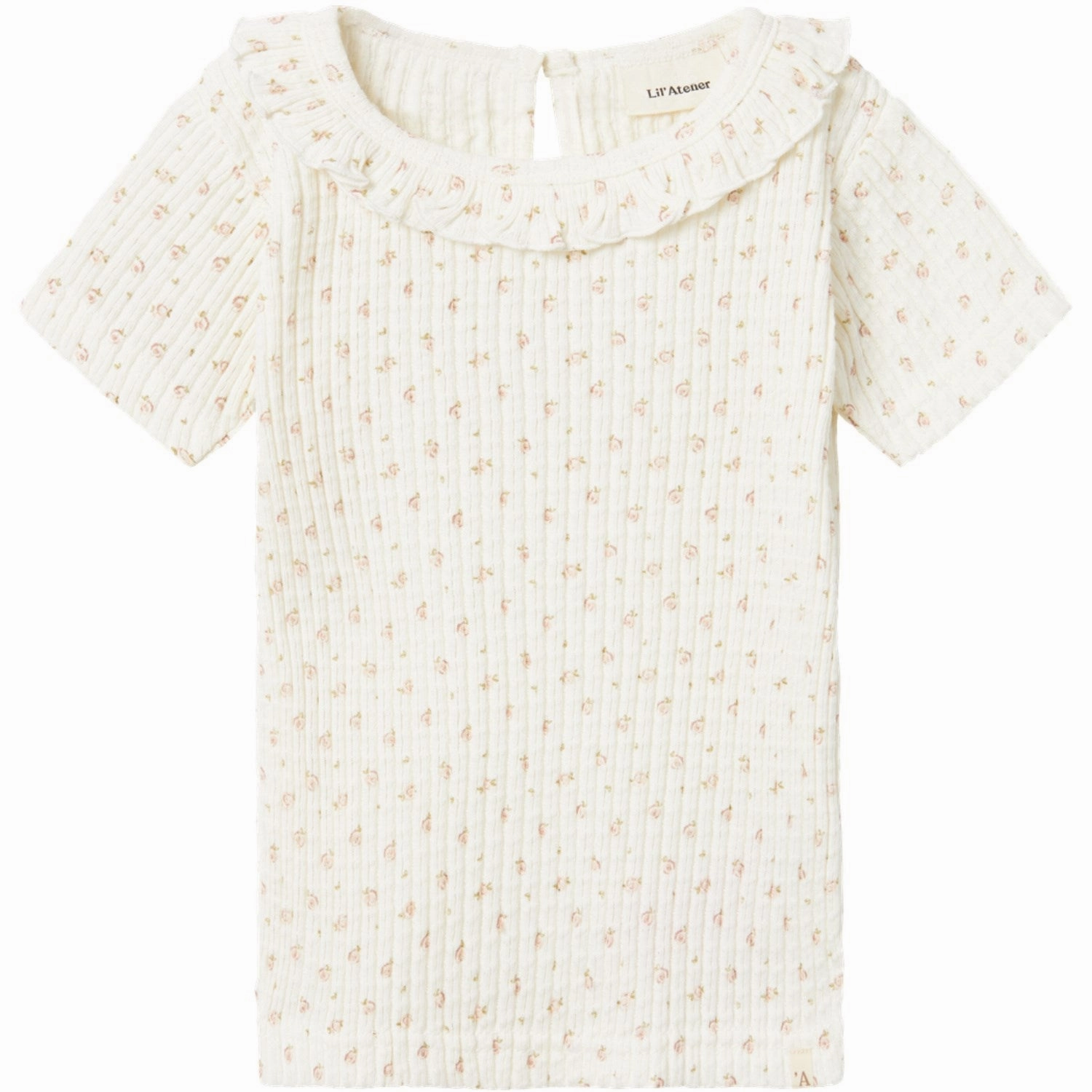 Lil'Atelier Coconut Milk Hulla Slim Top LowImpactDye Soft and Stylish