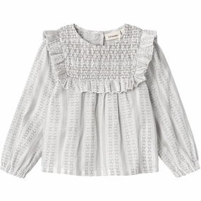 Boho chic Lil'Atelier Coconut Milk Kenja Loose Shirt