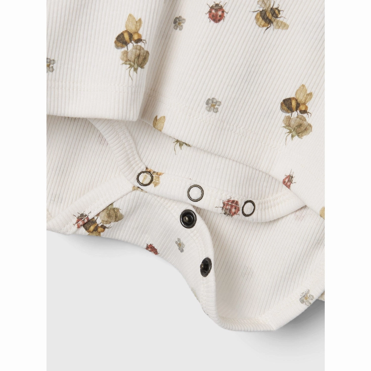 Side Ruching Regular-fit Lil'Atelier Coconut Milk Lavo Ena Body Dress