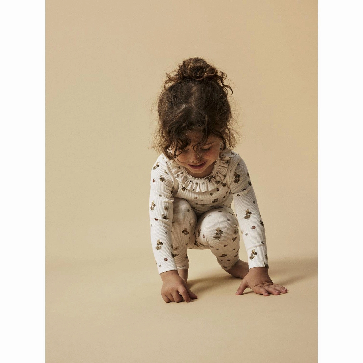 Lil'Atelier Coconut Milk Lavo Loa Slim Blouse Linen blend Trend-Driven