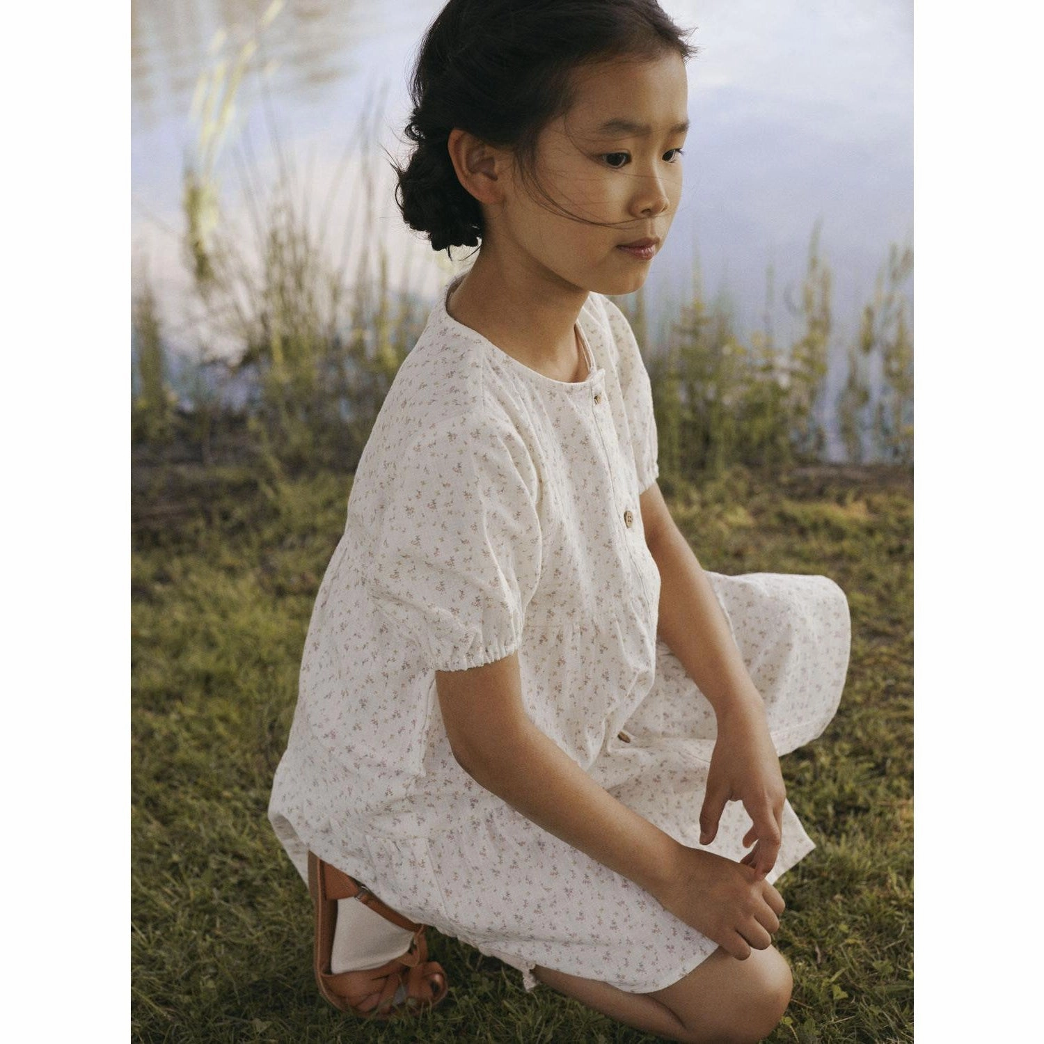 Casual event outfit Simple Mood Lil'Atelier Coconut Milk Nmfhailey Ss Loose Dress Lil