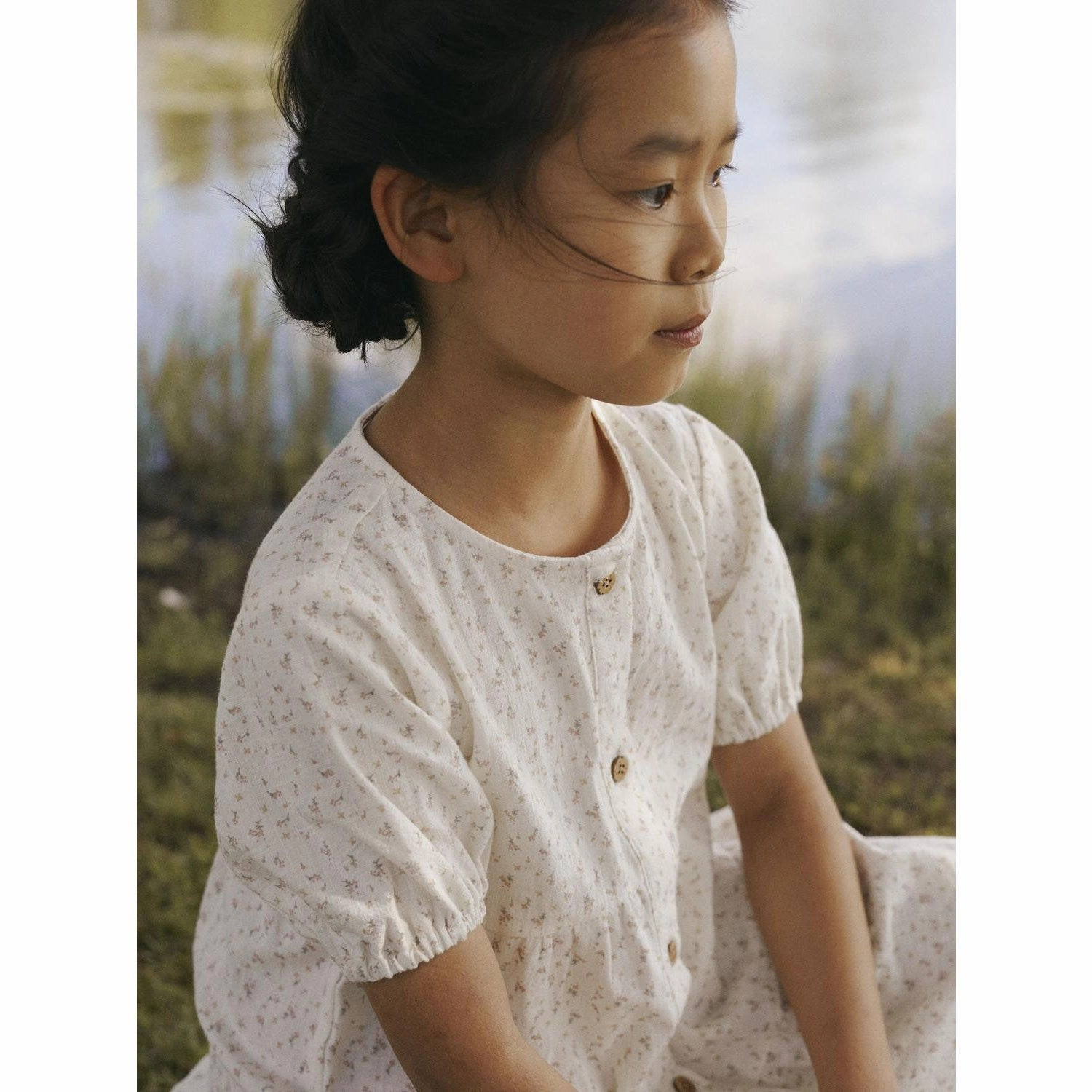 Velvet-Edge Bare Glow Lil'Atelier Coconut Milk Nmfhailey Ss Loose Dress Lil