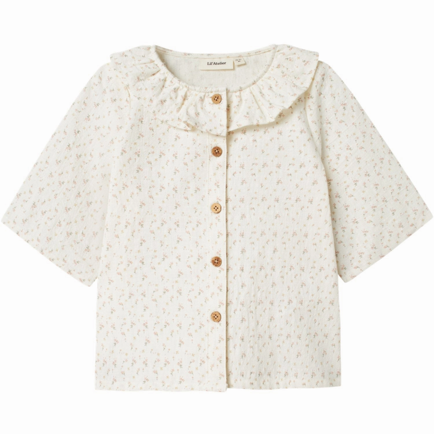 Lil'Atelier Coconut Milk Nmfhailey Ss Loose Shirt Lil Wedding guest Sustainable fashion