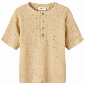 Lil'Atelier Croissant Hanton Loose T-Shirt Heather Jersey Material