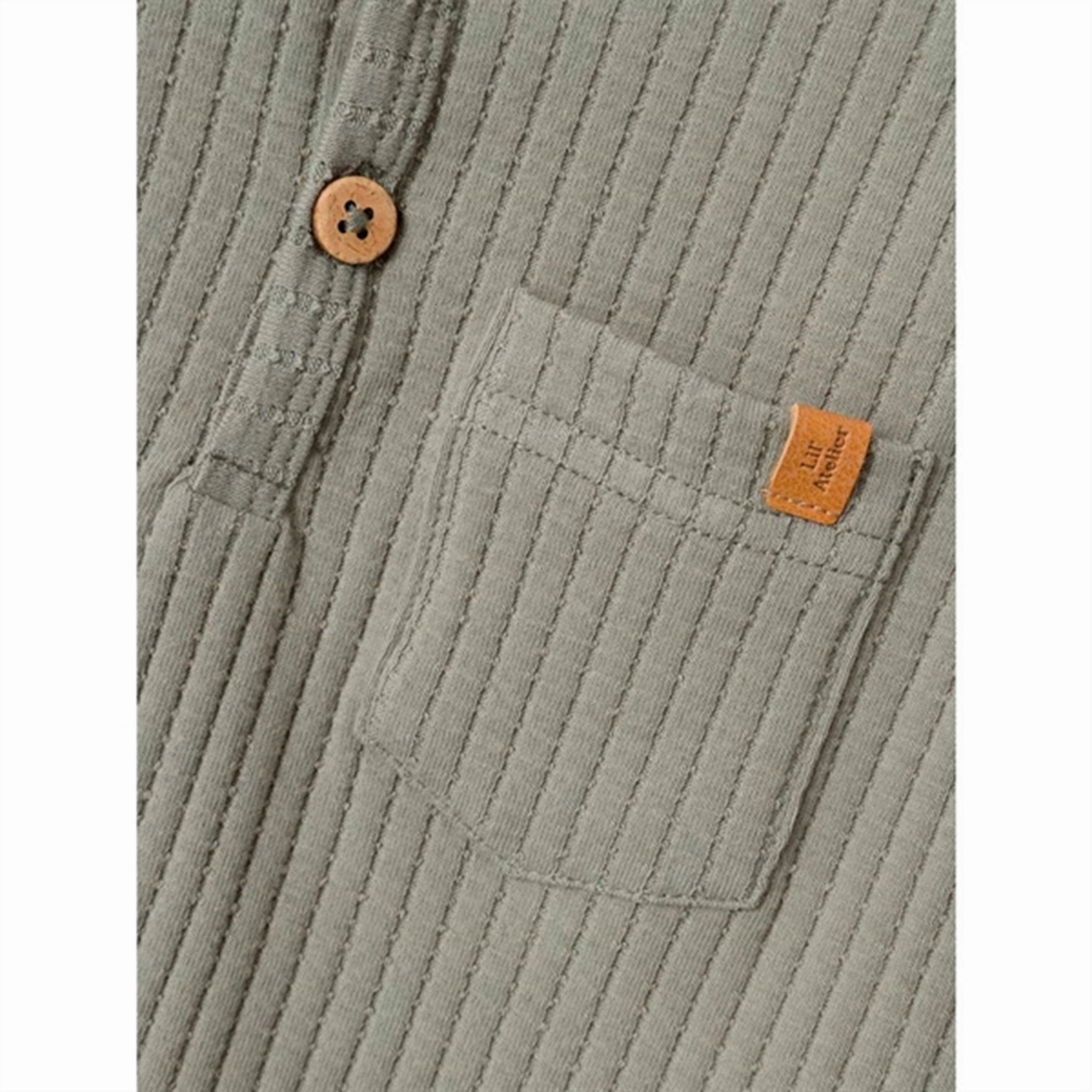 Ultra Soft Interior Lil'Atelier Dried Sage Dimo Slim Blouse