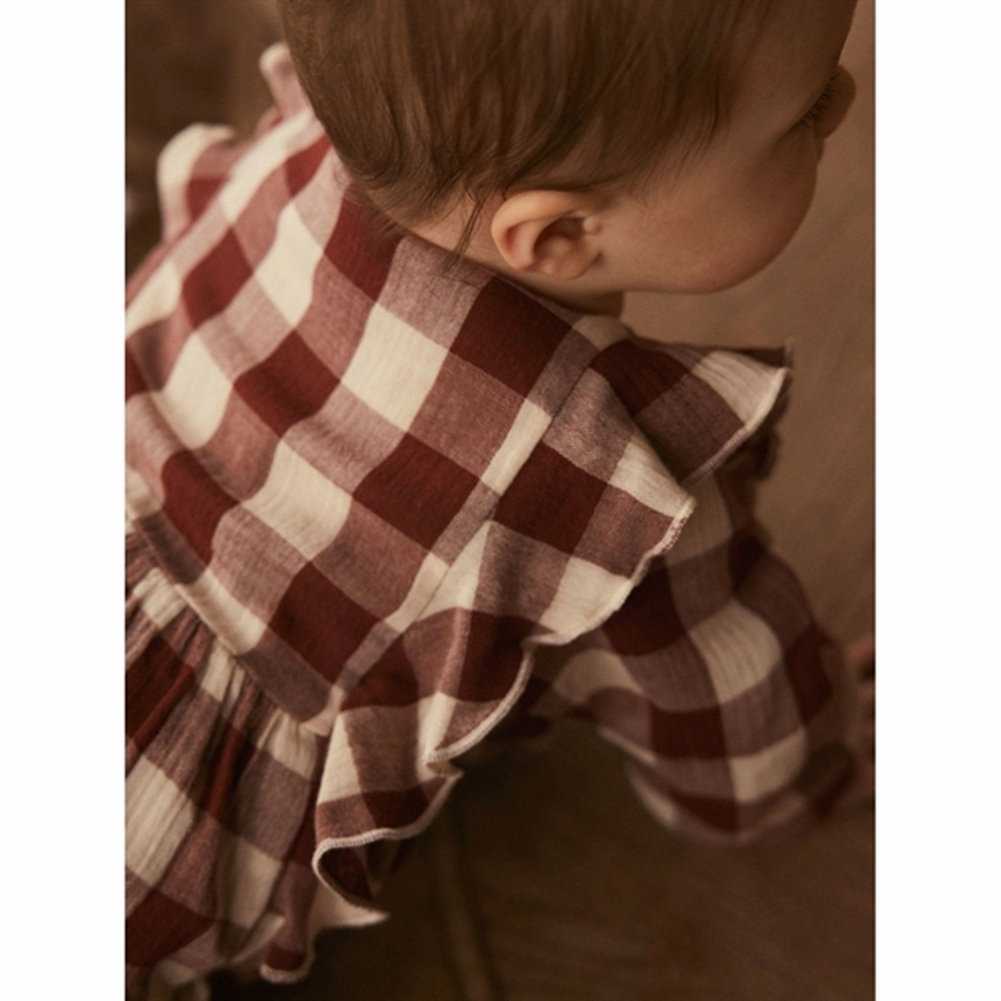 Lil'Atelier Fired Brick Rosali Body Dress NonIrritatingLining