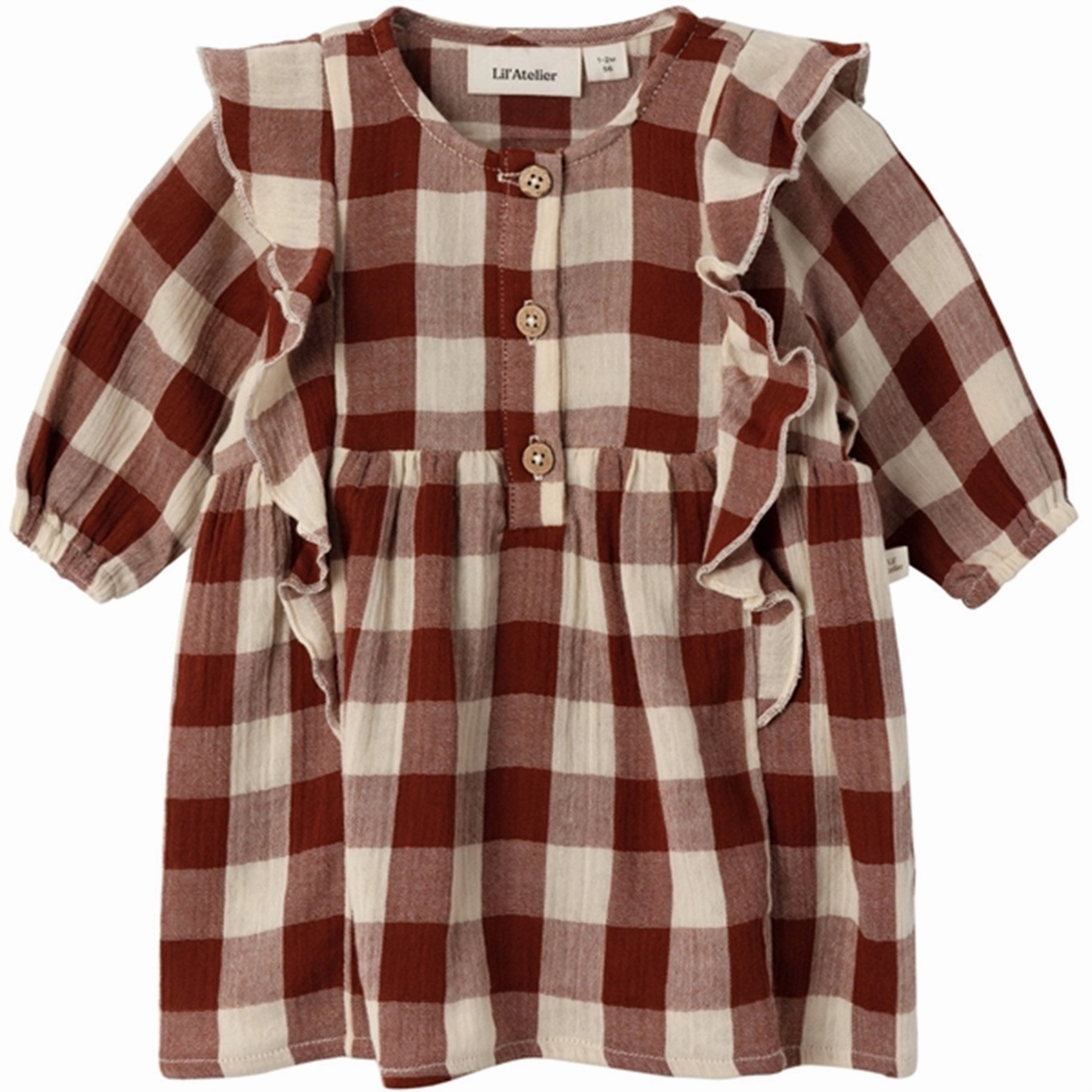 Vibrant Layer Easy Mood Lil'Atelier Fired Brick Rosali Body Dress