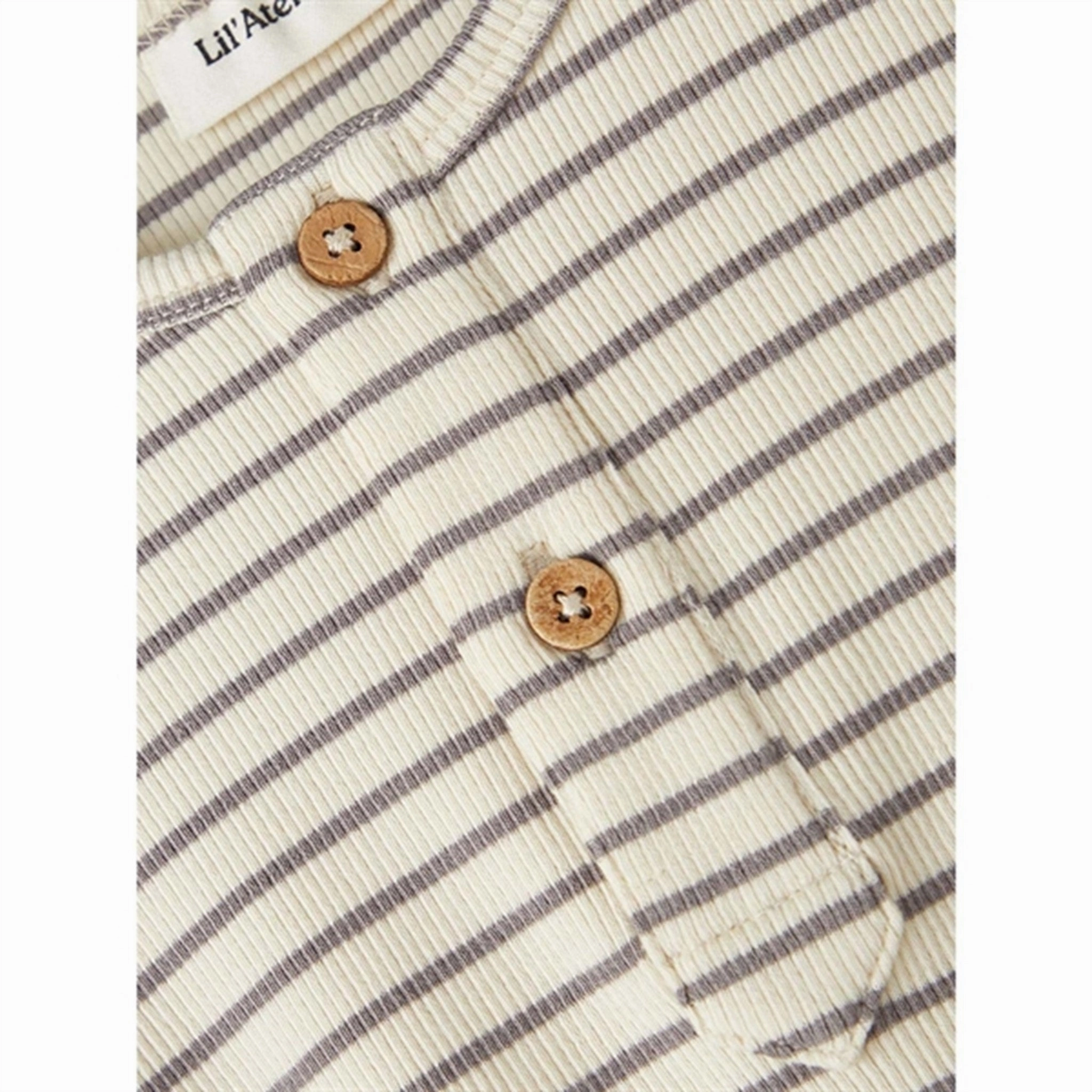 Lil'Atelier Frost Gray Gago Slim T-Shirt Regular Fit