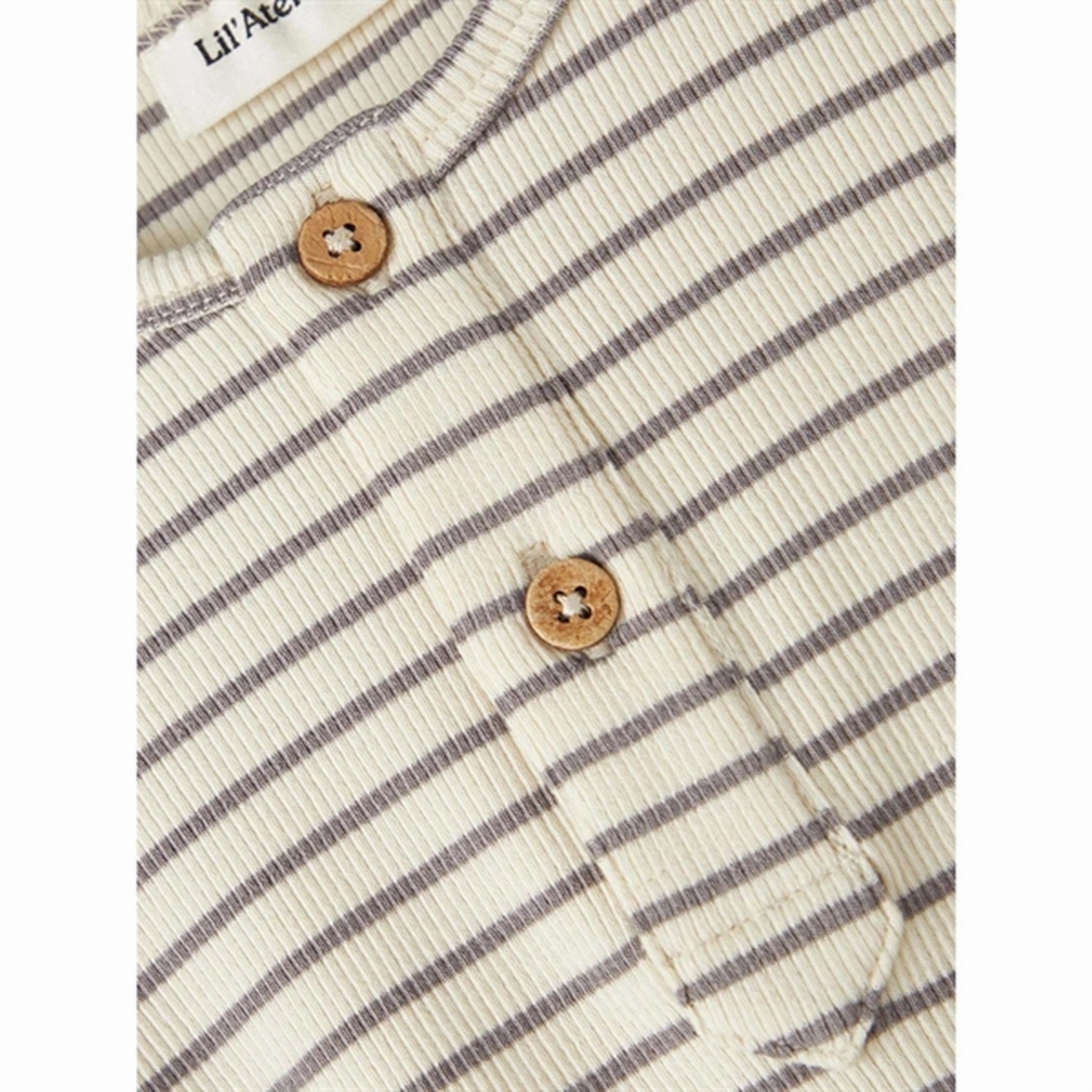 Lil'Atelier Frost Gray Gago Slim T-Shirt MoistureWicking Technology