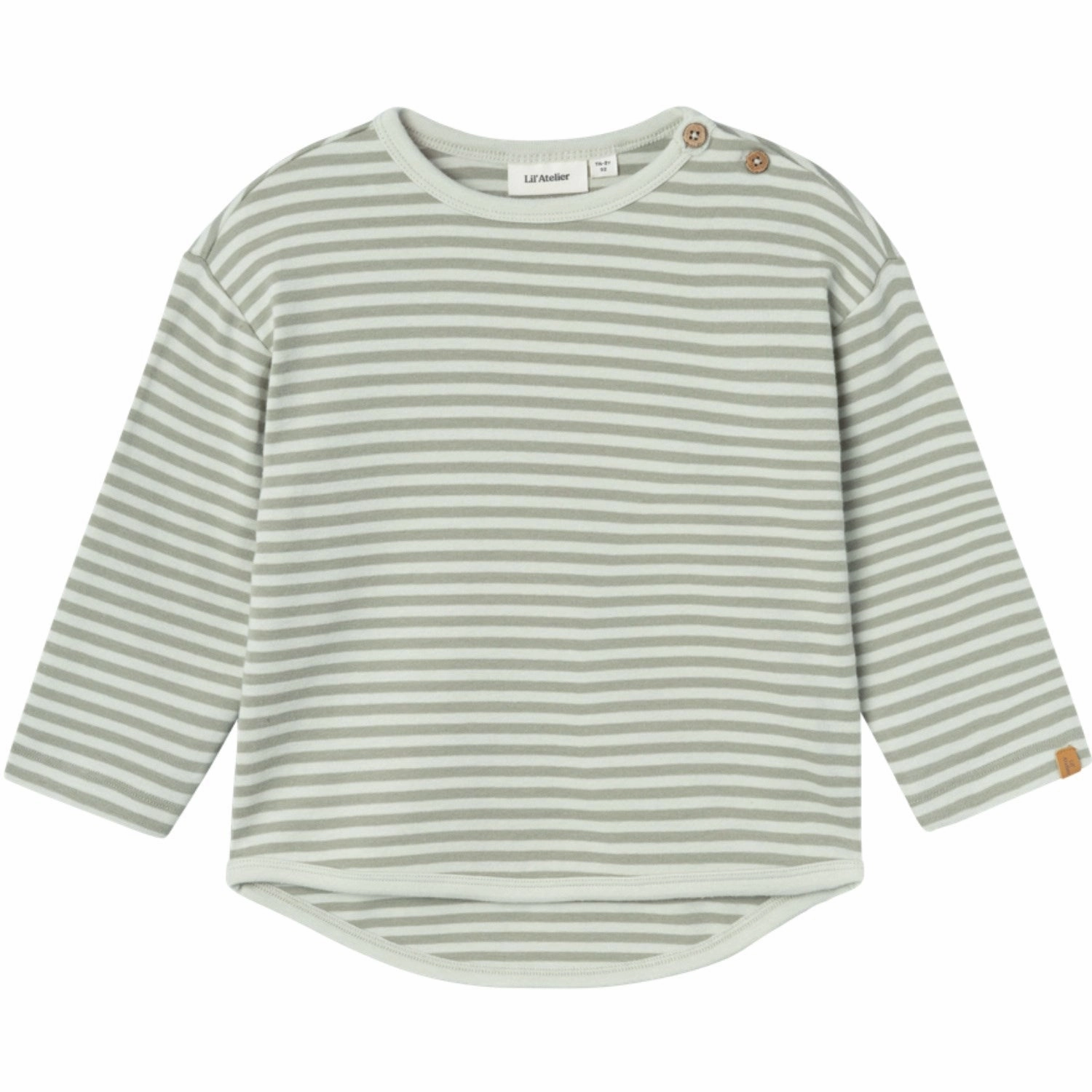 Compact Packing Anti Pilling Surface Lil'Atelier Green Tint Geo Alk Blouse