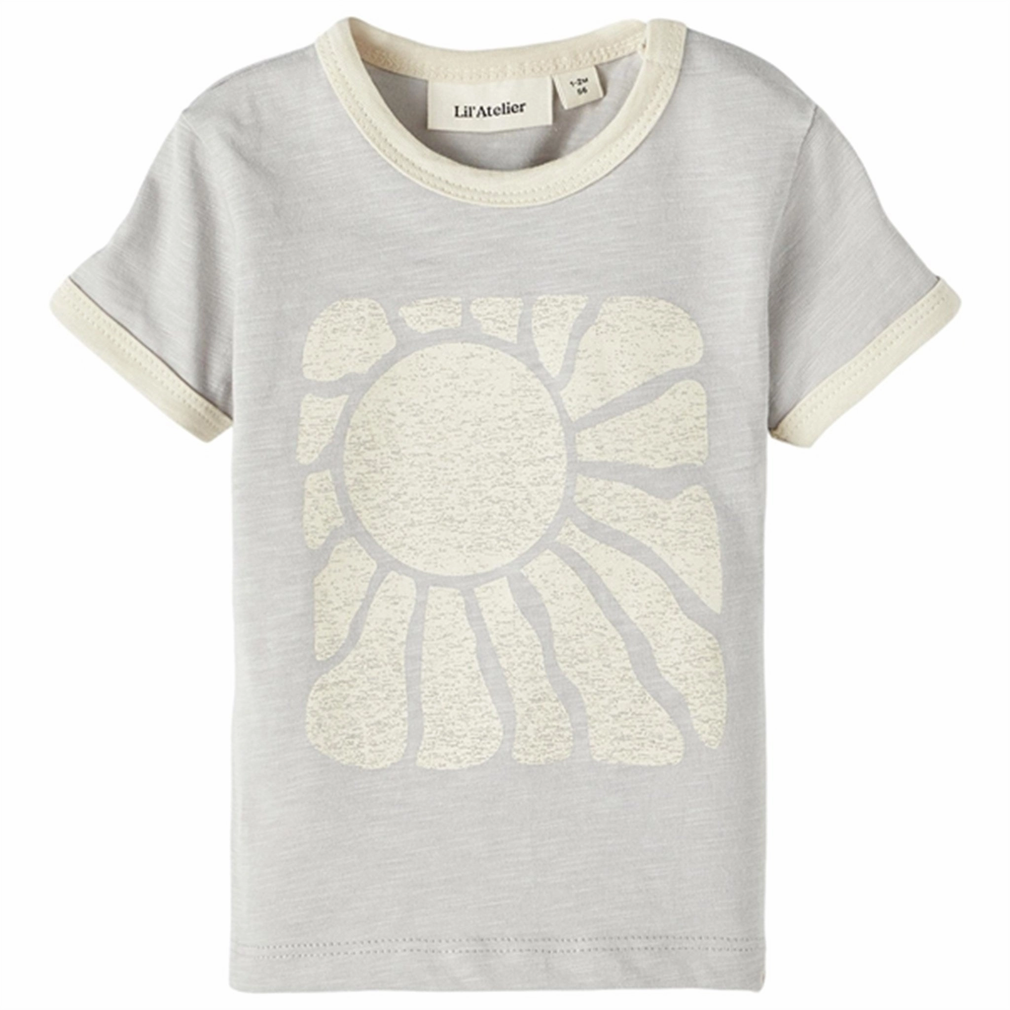 Minimalist Wear Breathable Look Lil'Atelier Harbor Mist Dawson T-Shirt