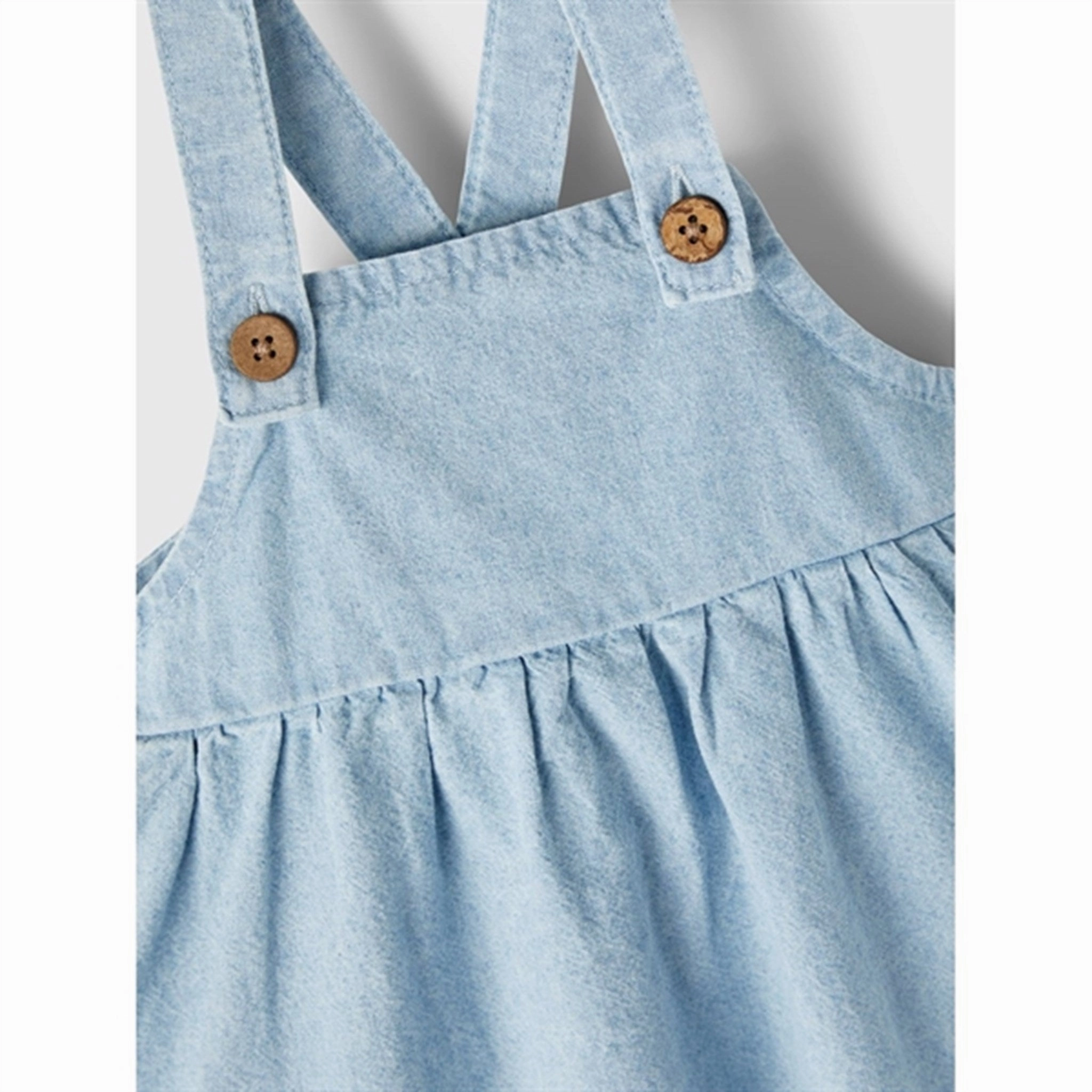 Lil'Atelier Light Blue Denim Lana Loose Denim Spencer Dress Social Ease Stylish and Comfortable