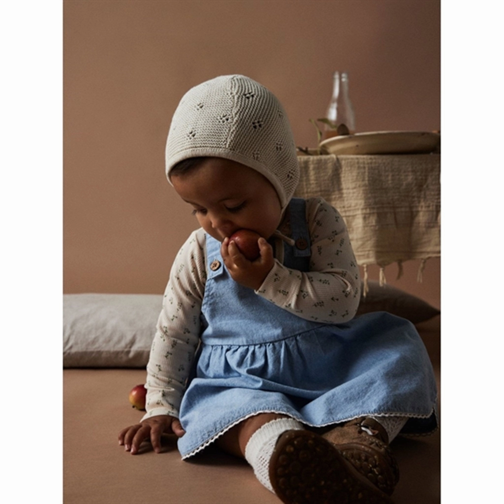 Essential Piece Lil'Atelier Light Blue Denim Lana Loose Denim Spencer Dress