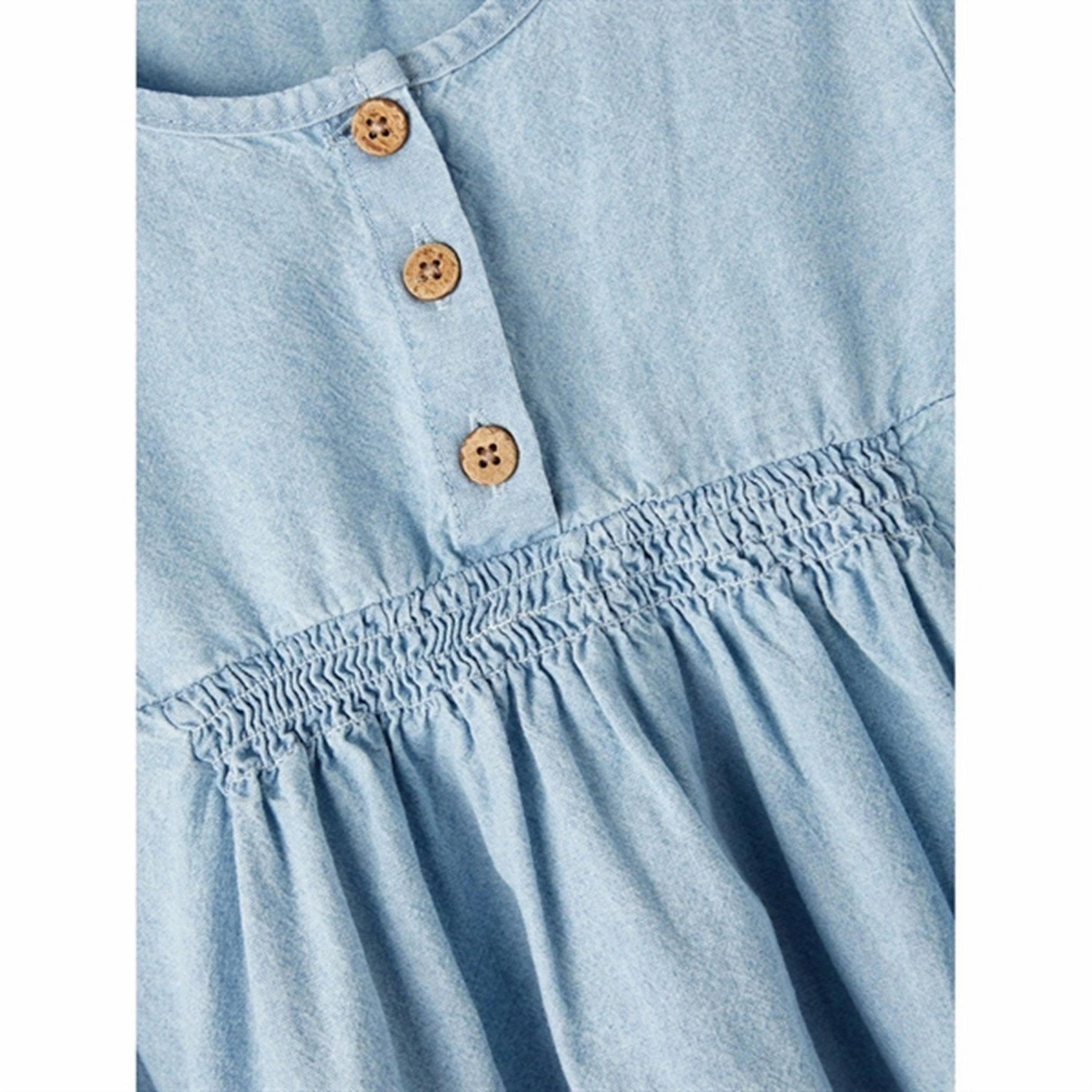 Cozy Layer Lil'Atelier Light Blue Denim Lana Loose Dress