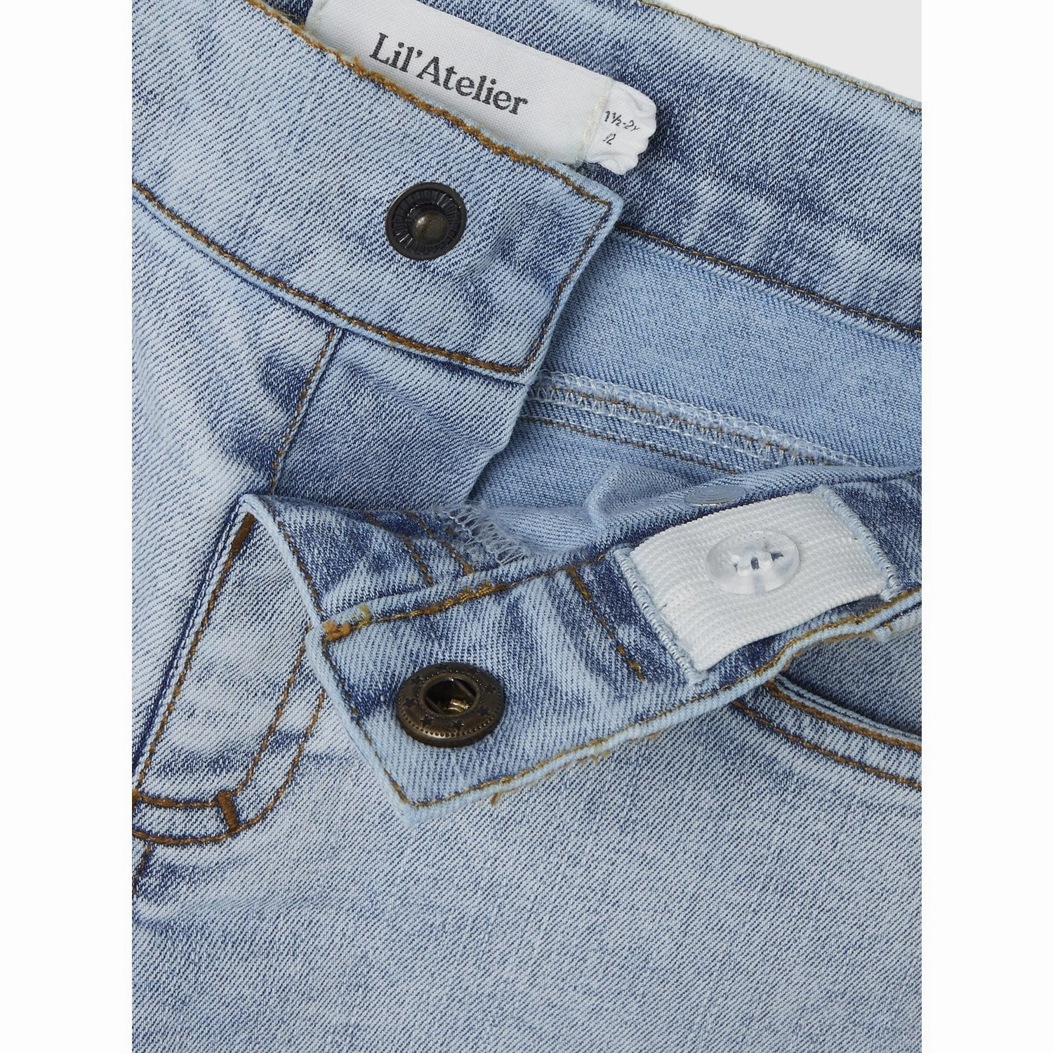 Lil'Atelier Light Blue Denim Rome Reg Jeans standard fit Lightweight Morning Stroll Durable