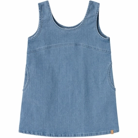 Polished Wear Lil'Atelier Medium Blue Denim Okaja Denim Spencer Dress