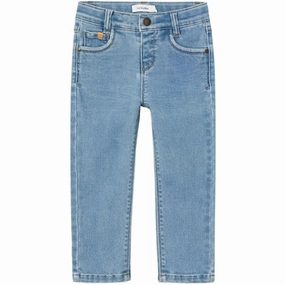Lil'Atelier Medium Blue Denim Ryan Jeans Classic Wear Street Fashion