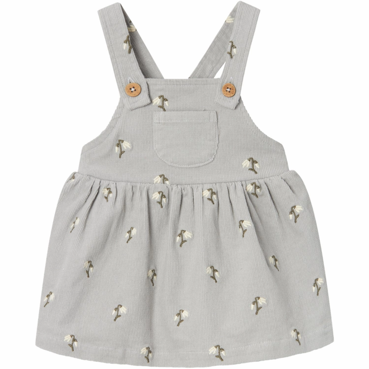 Layer Light Lil'Atelier Mirage Gray Nelly Loose Coduroy Skirtall