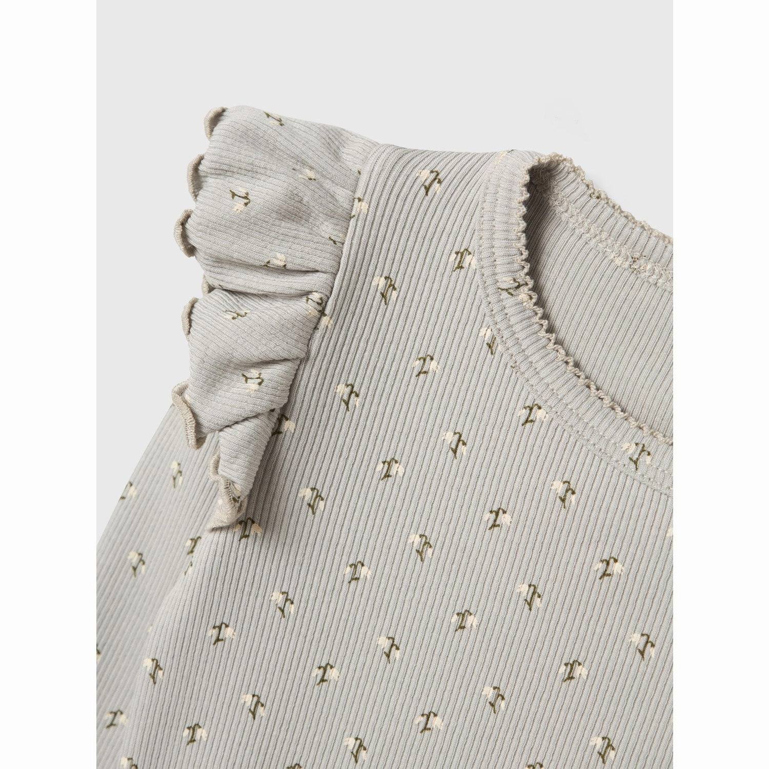 Lil'Atelier Mirage Gray Snow Drop Gago Kuo Slim Blouse Relaxed Comfort Hooded Option