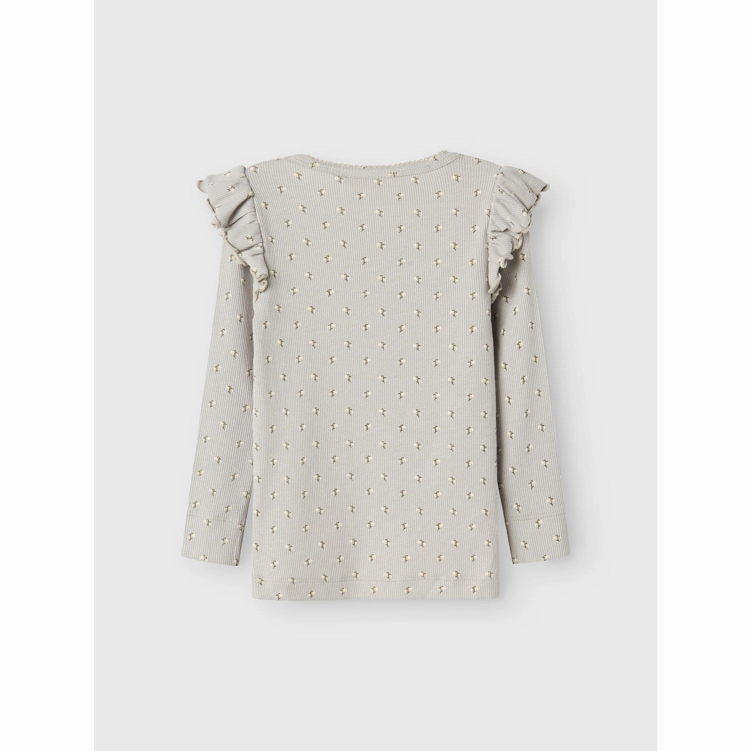 Mix-And-Match Lil'Atelier Mirage Gray Snow Drop Gago Kuo Slim Blouse