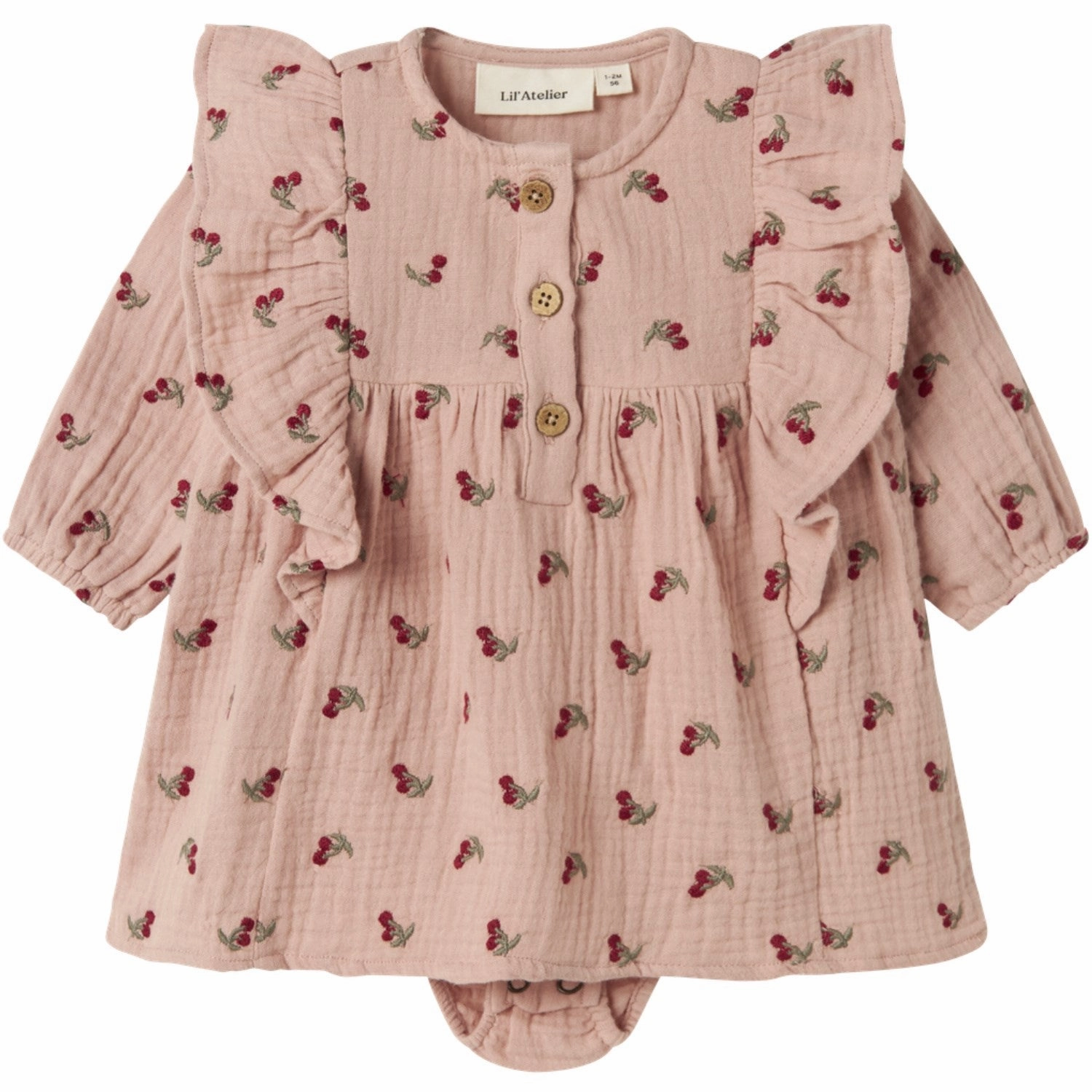 Lil'Atelier Misty Rose Nbfkoala Ls Loose Body Dress Lil Night Charm