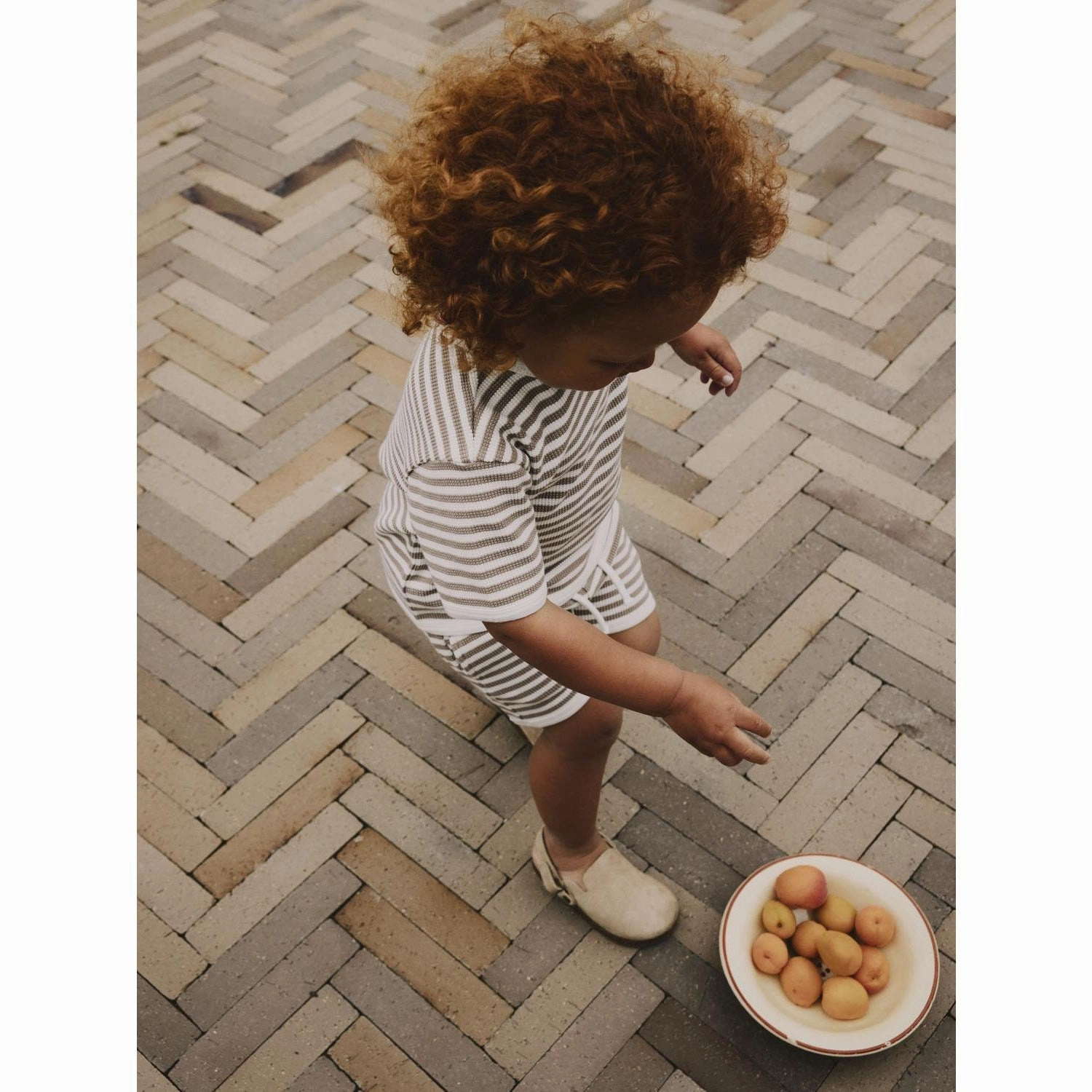 Lil'Atelier Mocha Meringue Coconut milk Jonas Loose T-Shirt Versatile Wearable