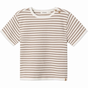 Lil'Atelier Mocha Meringue Coconut milk Jonas Loose T-Shirt Formal Style