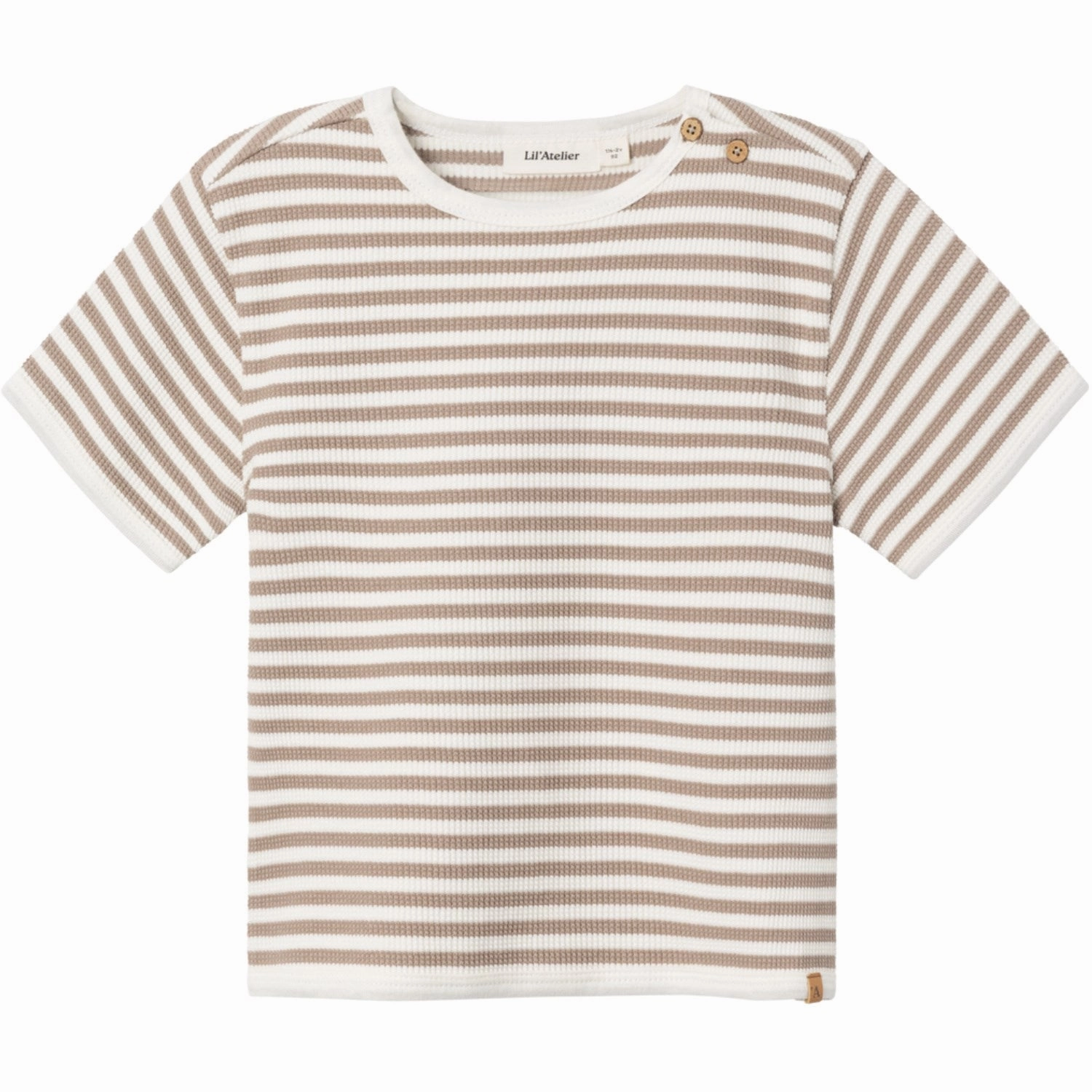 Lil'Atelier Mocha Meringue Coconut milk Jonas Loose T-Shirt Formal Style