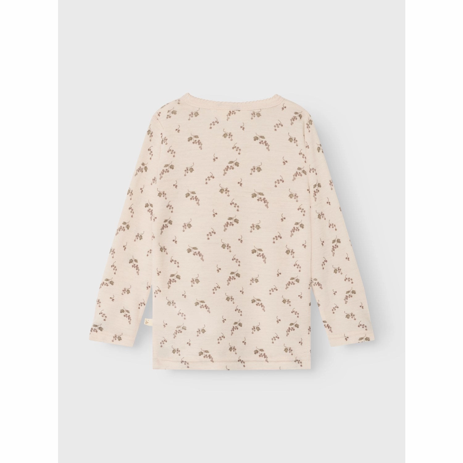 Active Wear Lil'Atelier Morganite Berry Nmfnoel Nia Wool Ls Slim Top Lil