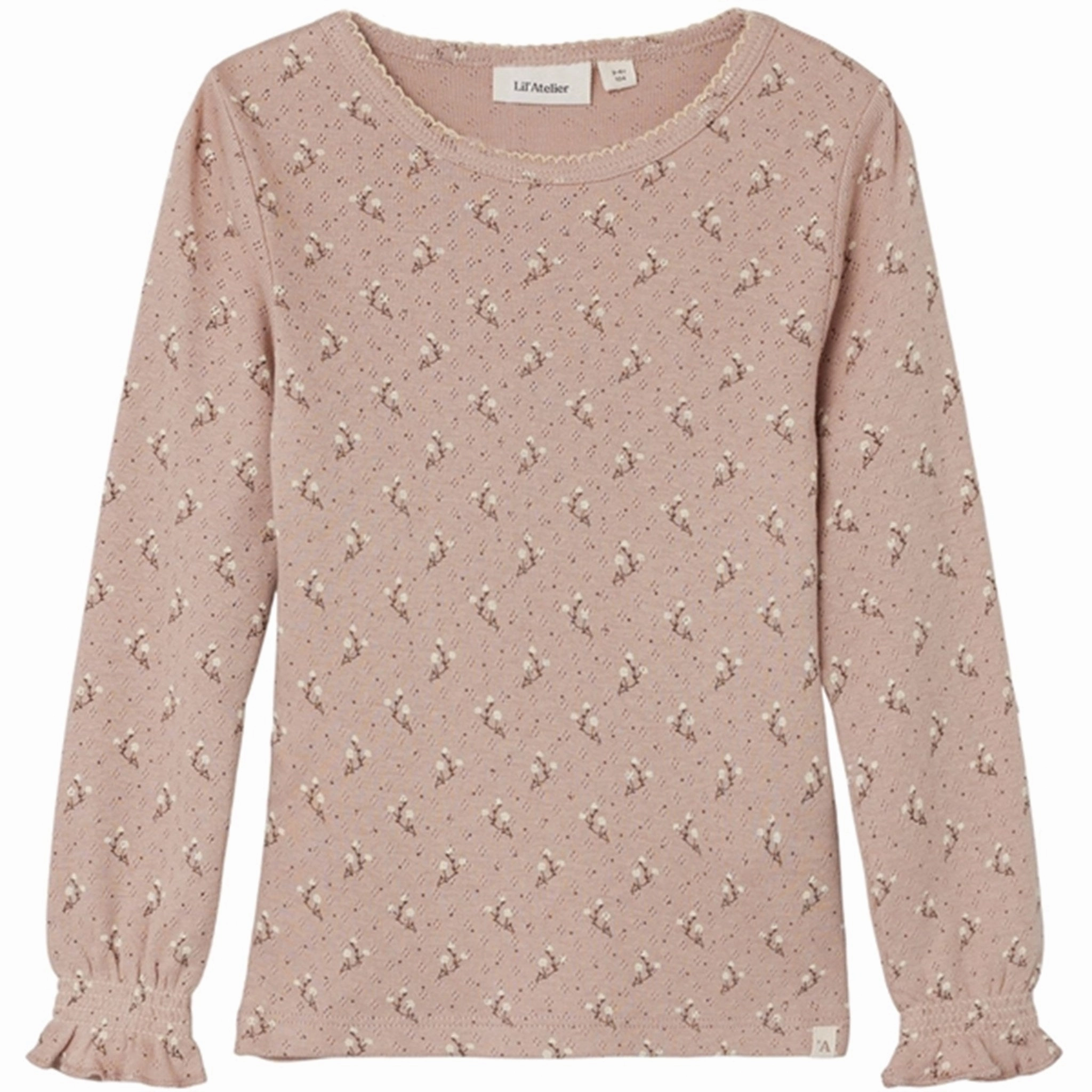 Lil'Atelier Nougat Rachello Slim Blouse Eye-Catching Pattern