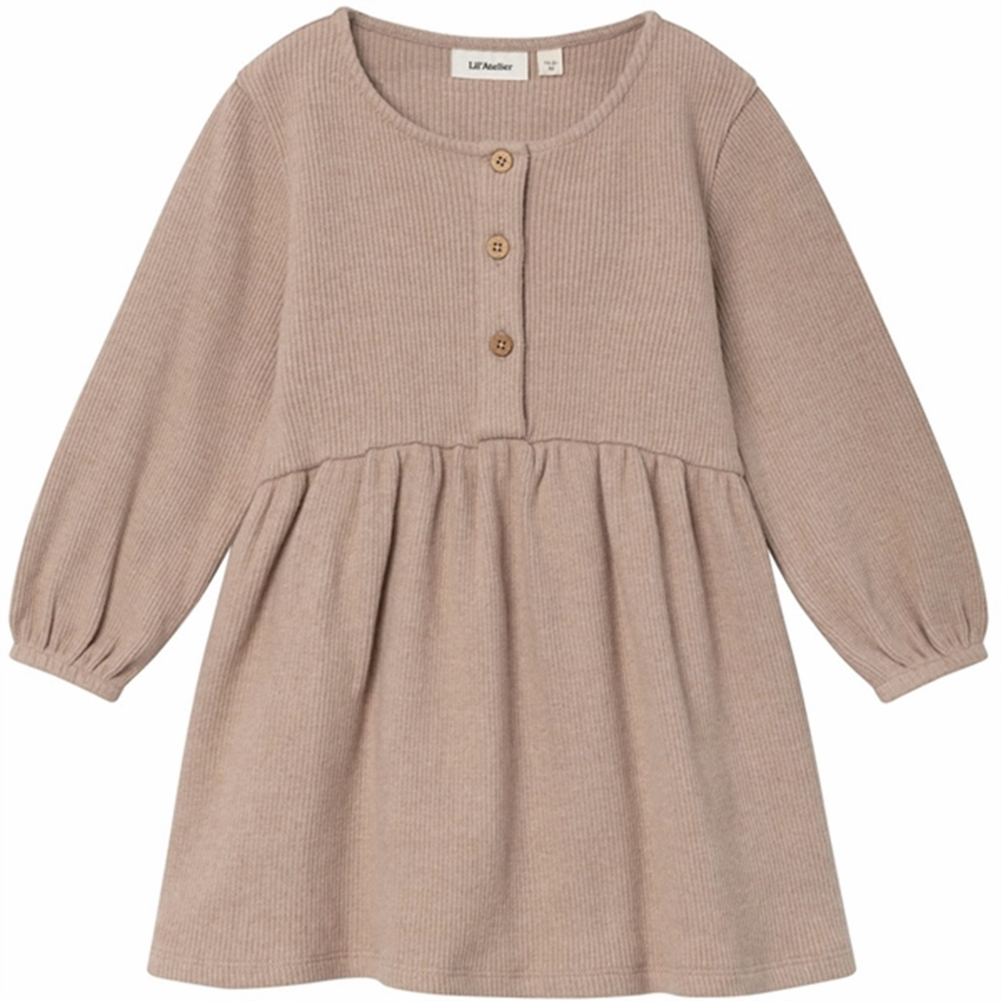 Soft Neutral Chic Style Wear Lil'Atelier Nougat Sophia Dress
