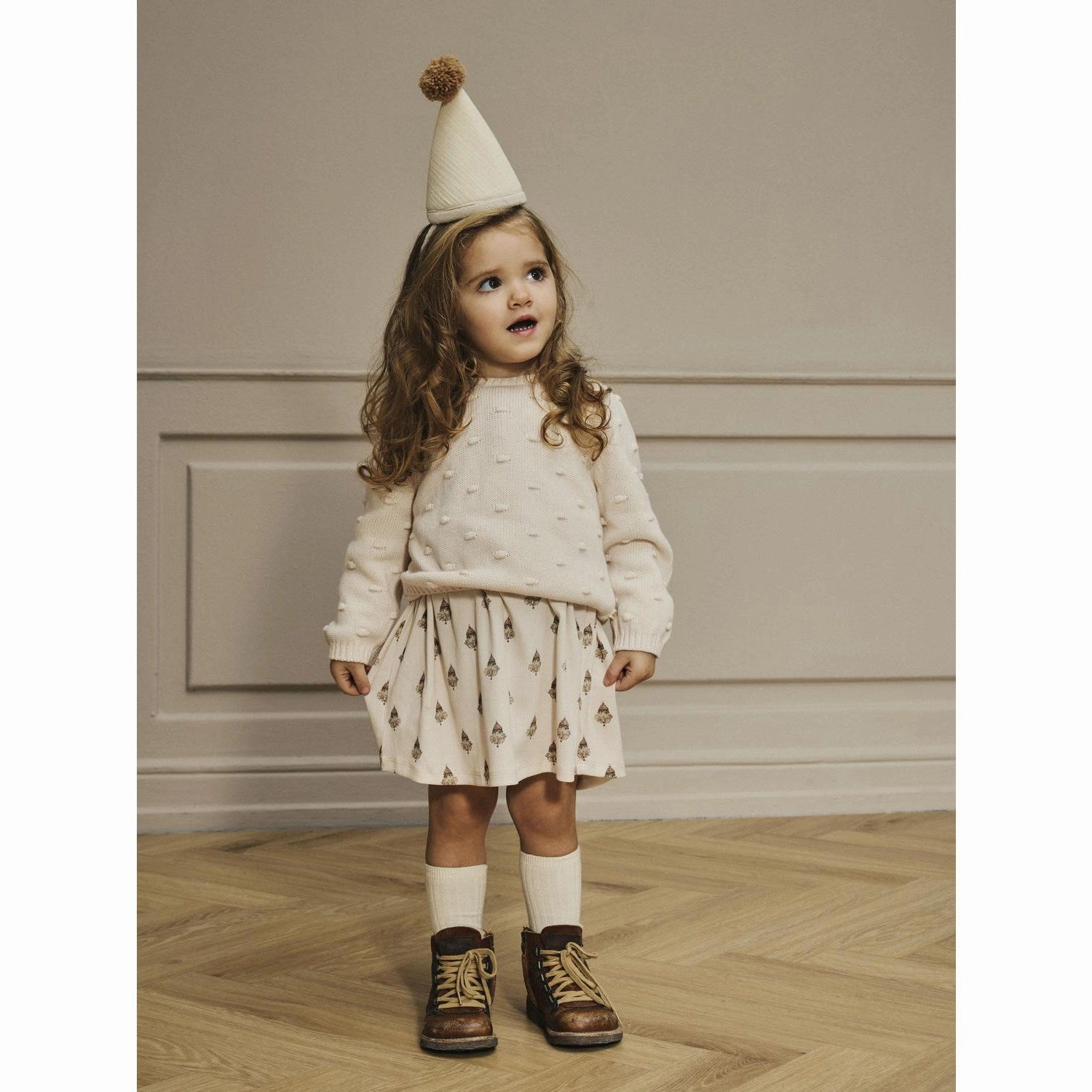 Casual Elegance Moment Glow Lil'Atelier Pastel Parchment Nmflavo Emi Ls Dress Lil