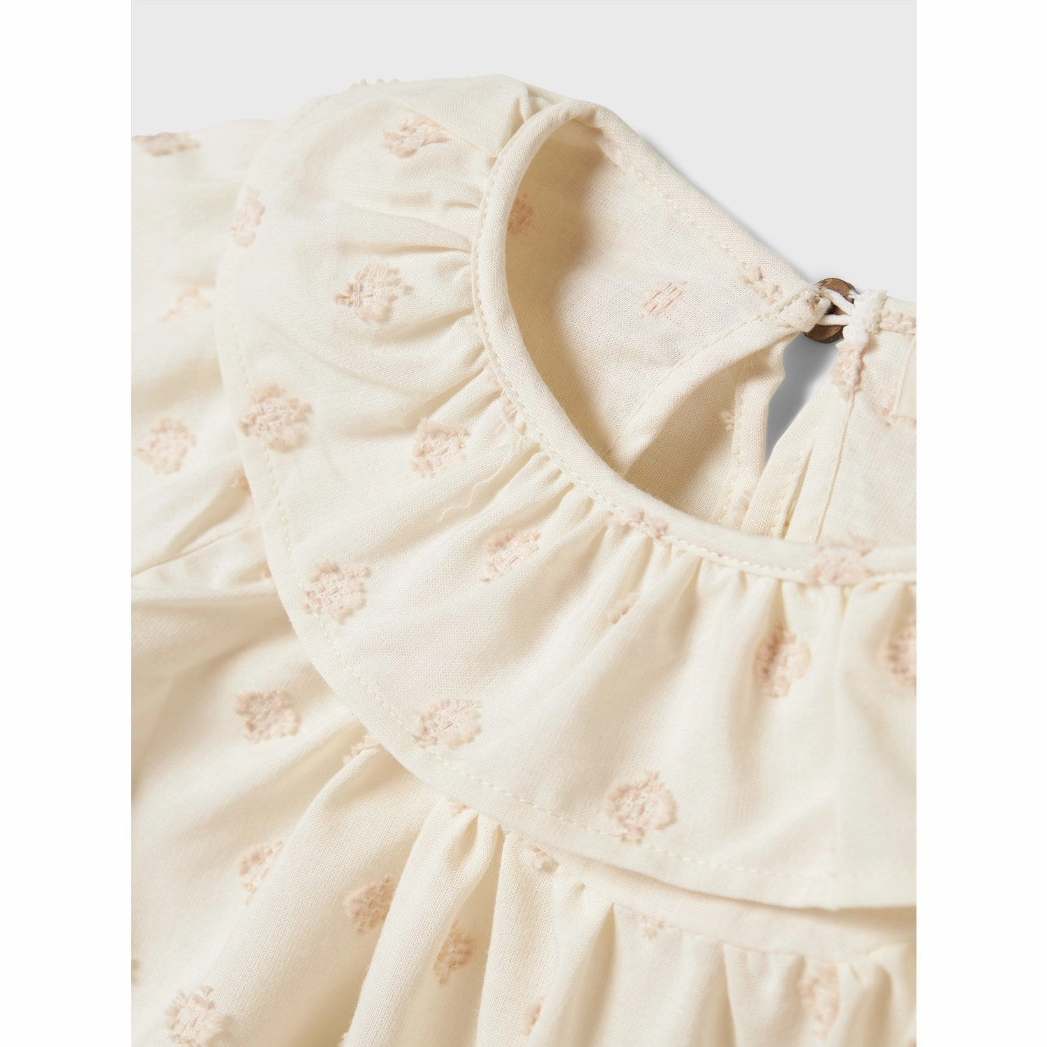 Morning Comfort Lil'Atelier Pastel Parchment Nmfnethe Ls Loose Shirt Lil