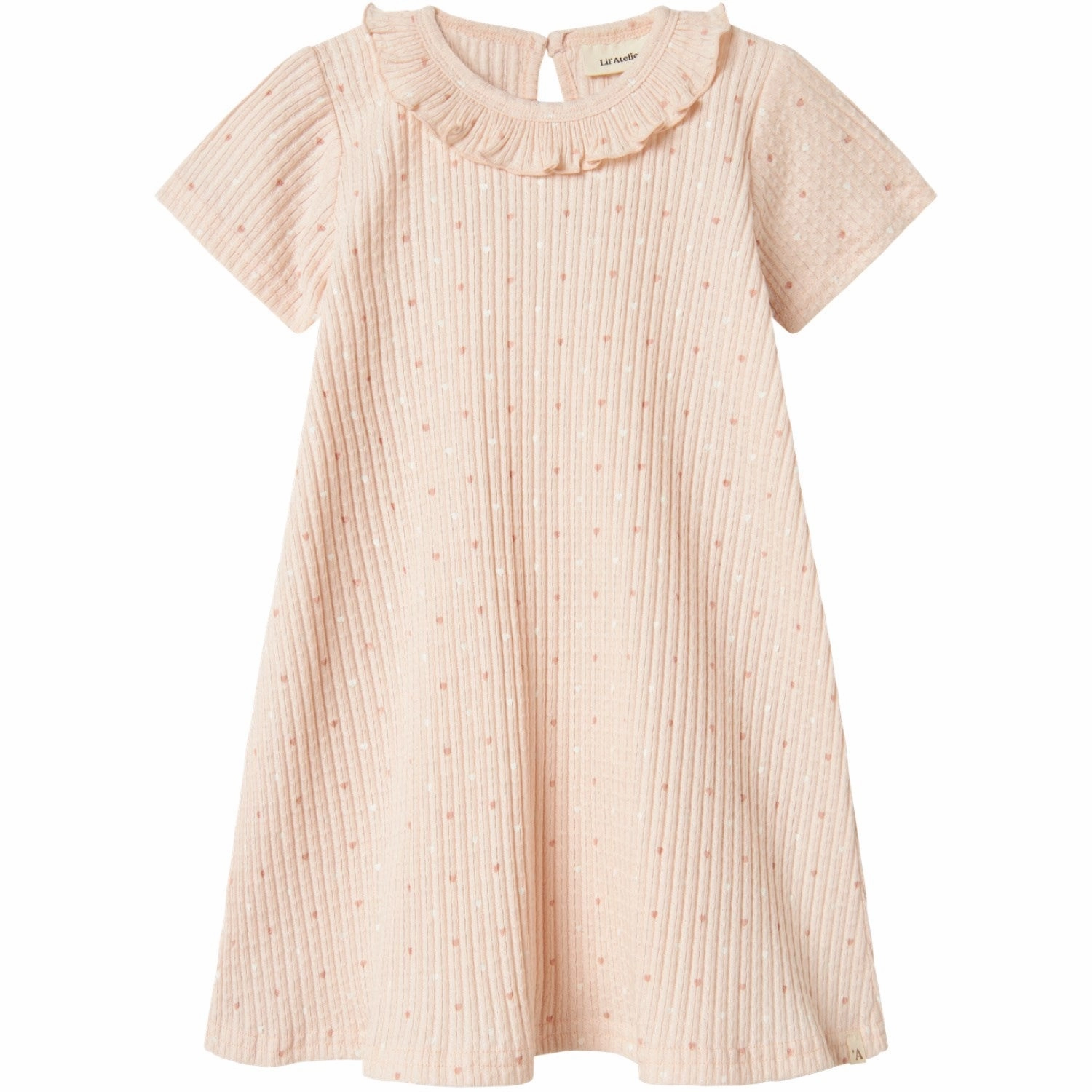 Lil'Atelier Peach Blush Hulla Hua Dress Chilly Weather Wear