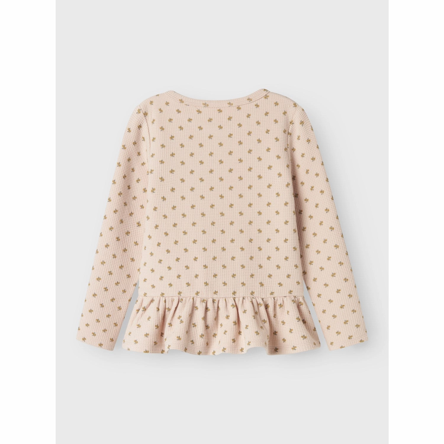 Lil'Atelier Peach Whip Desma Slim Blouse Year-Round Favorite Layered Hemline