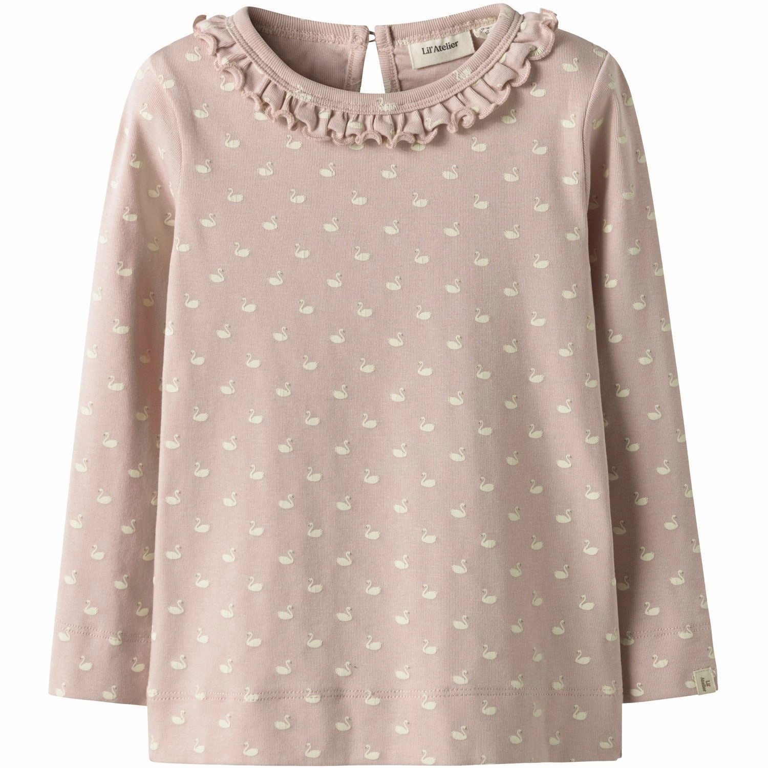 Lil'Atelier Peach Whip Swans Gayo Slim Blouse Creative Professional