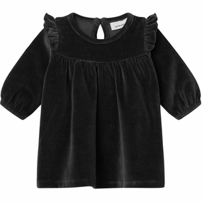 Lil'Atelier Periscope Rimia Velour Sweat Dress Mood Focused
