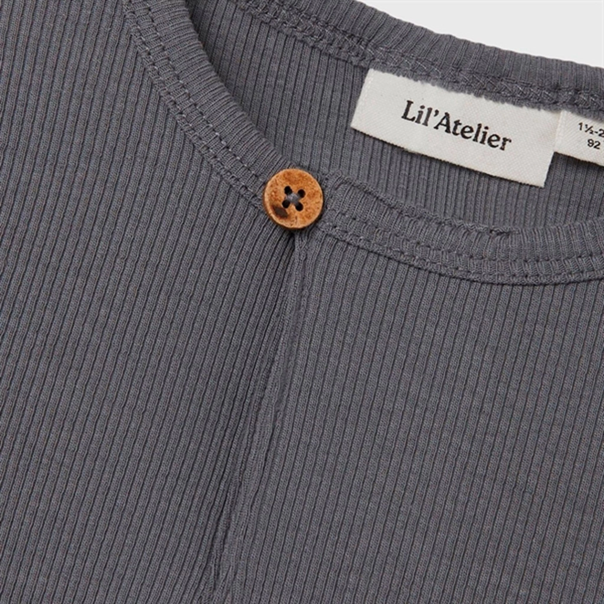 Lil'Atelier Quiet Shade Gago Slim Blouse Fade Resistant Organic Cotton