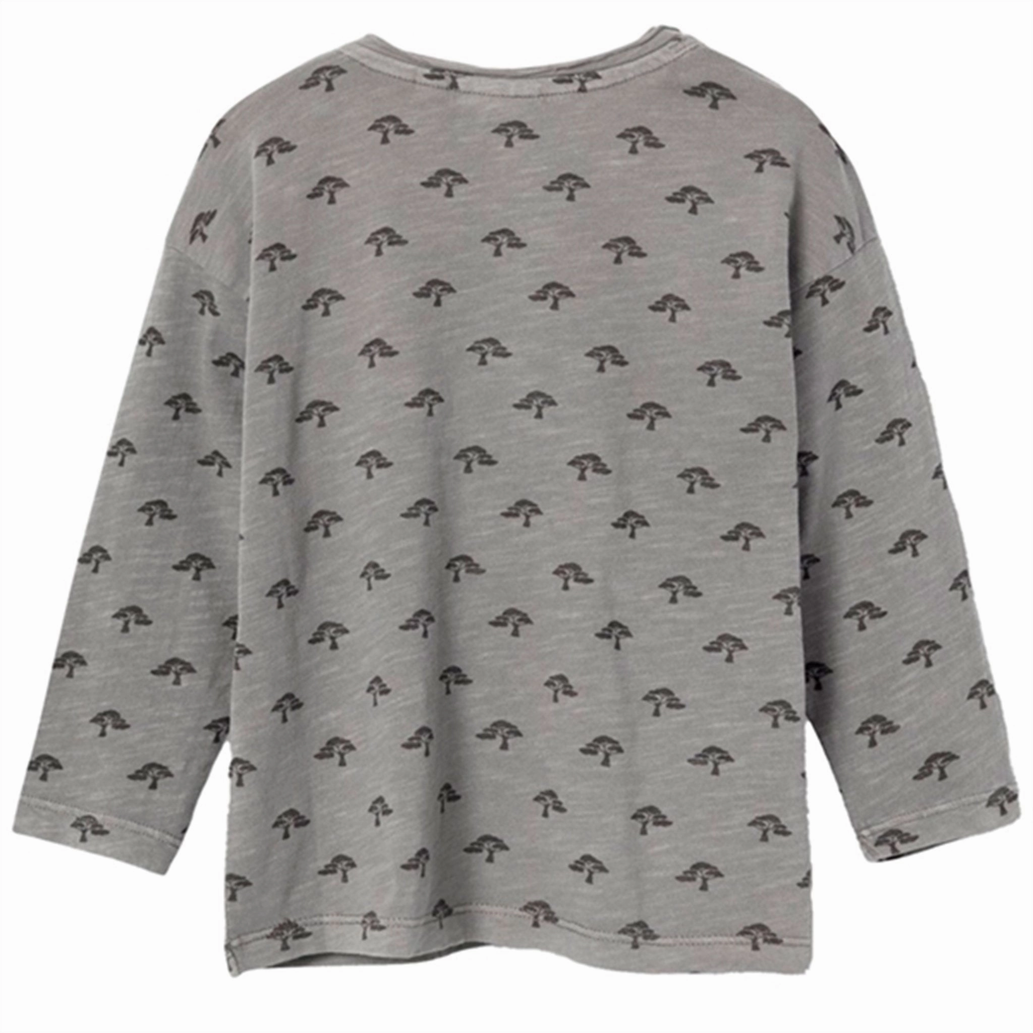 Lil'Atelier Quiet Shade Liam Loose Blouse Flexible Shoulder Panels Eco Friendly Material