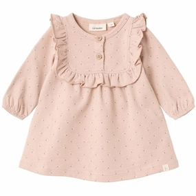 Lil'Atelier Rose Dust Fanja Sweat Dress Fashion Fit