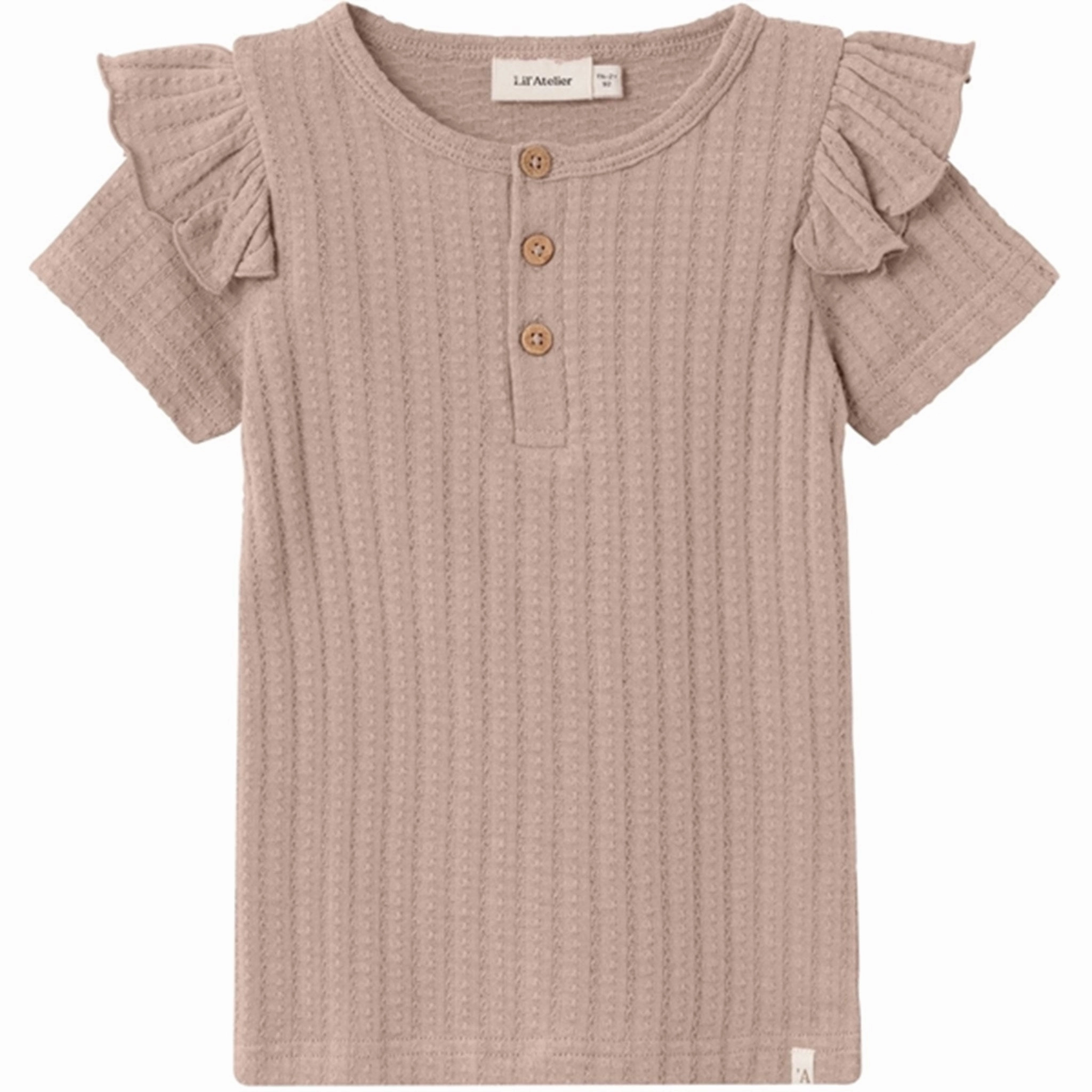 TaglessCollar Lil'Atelier Rose Dust Frila Slim T-Shirt