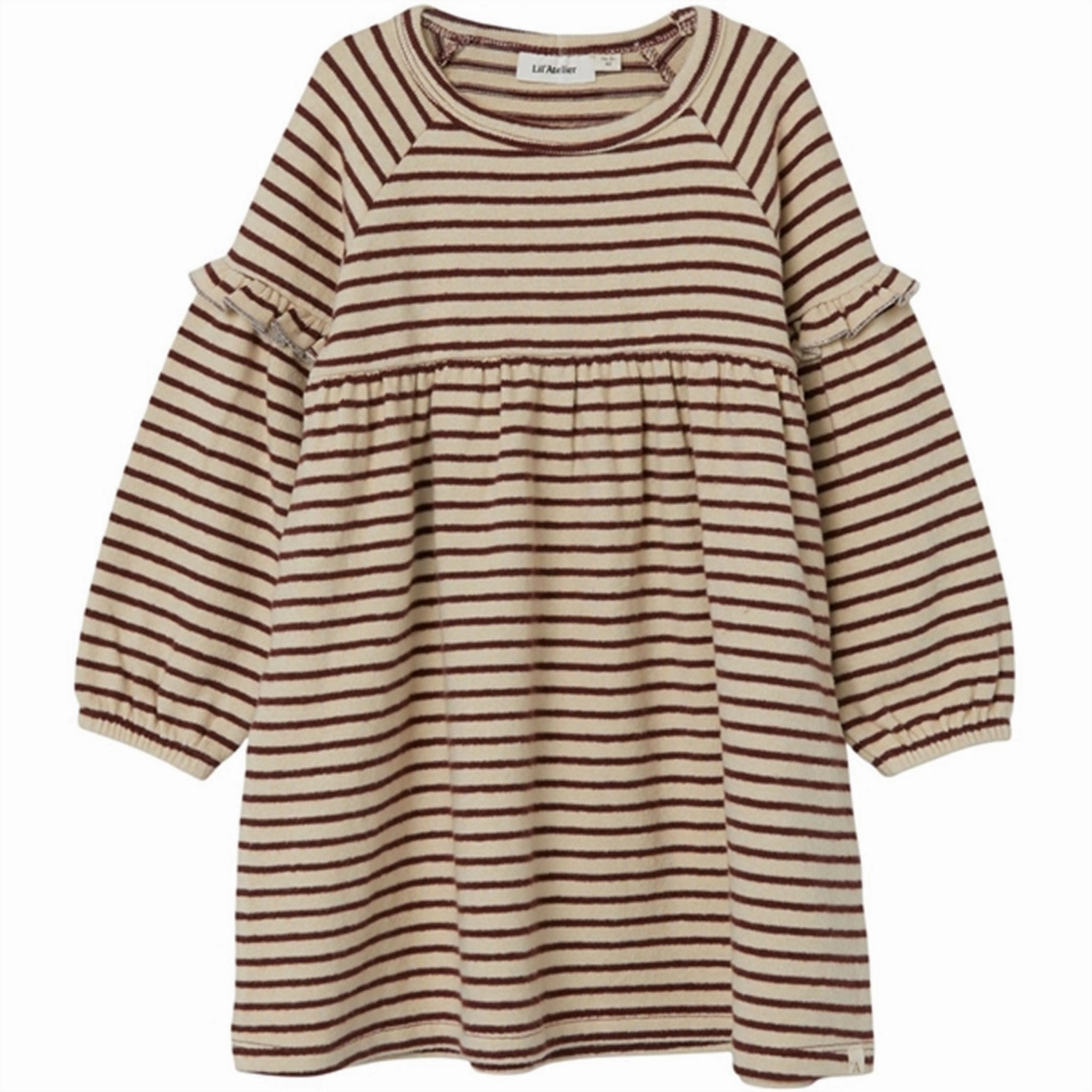 Lil'Atelier Rum Raisin Odo Dress Urban Style Texture Play