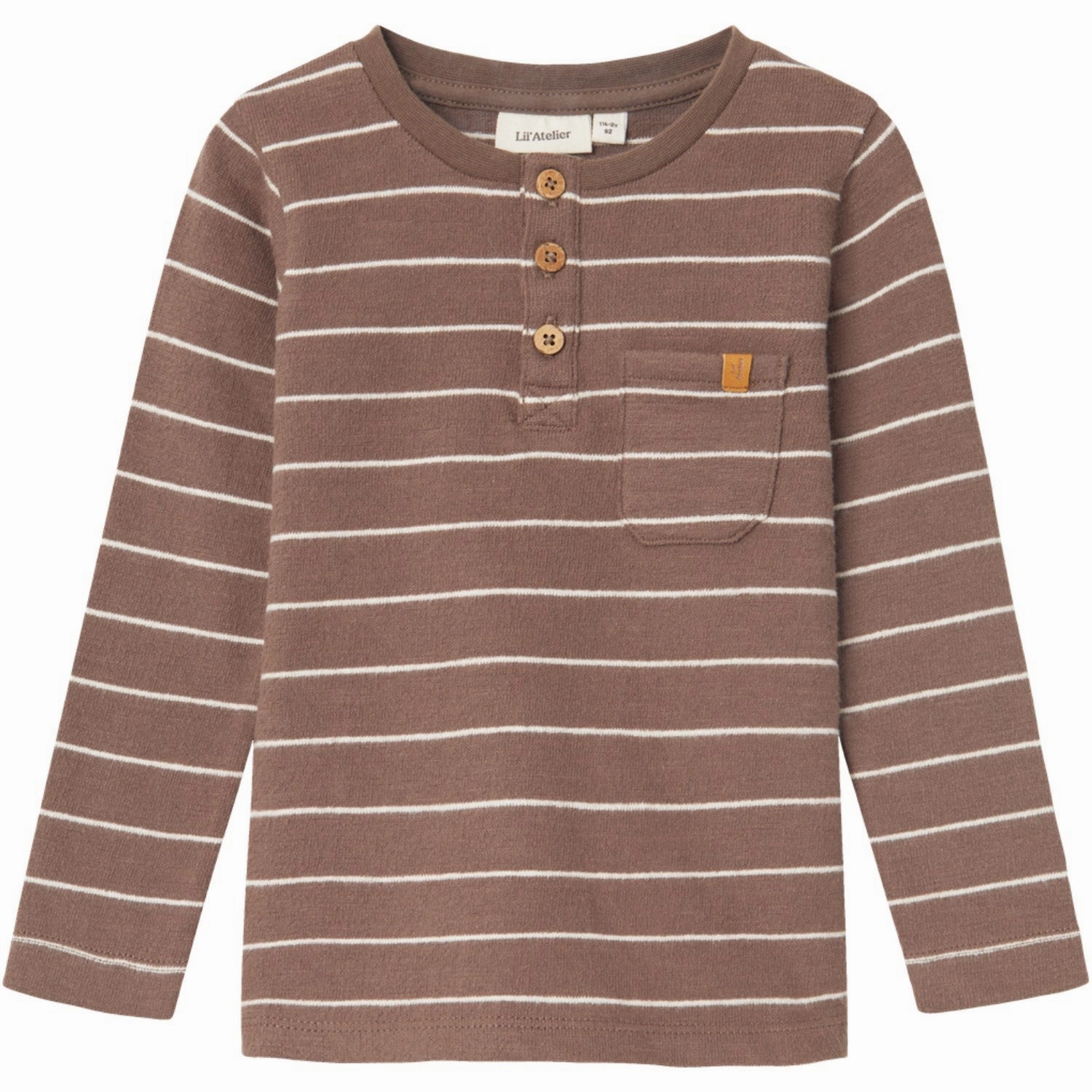 Lil'Atelier Shitake Salim Slim Blouse Wrinkle Free Care