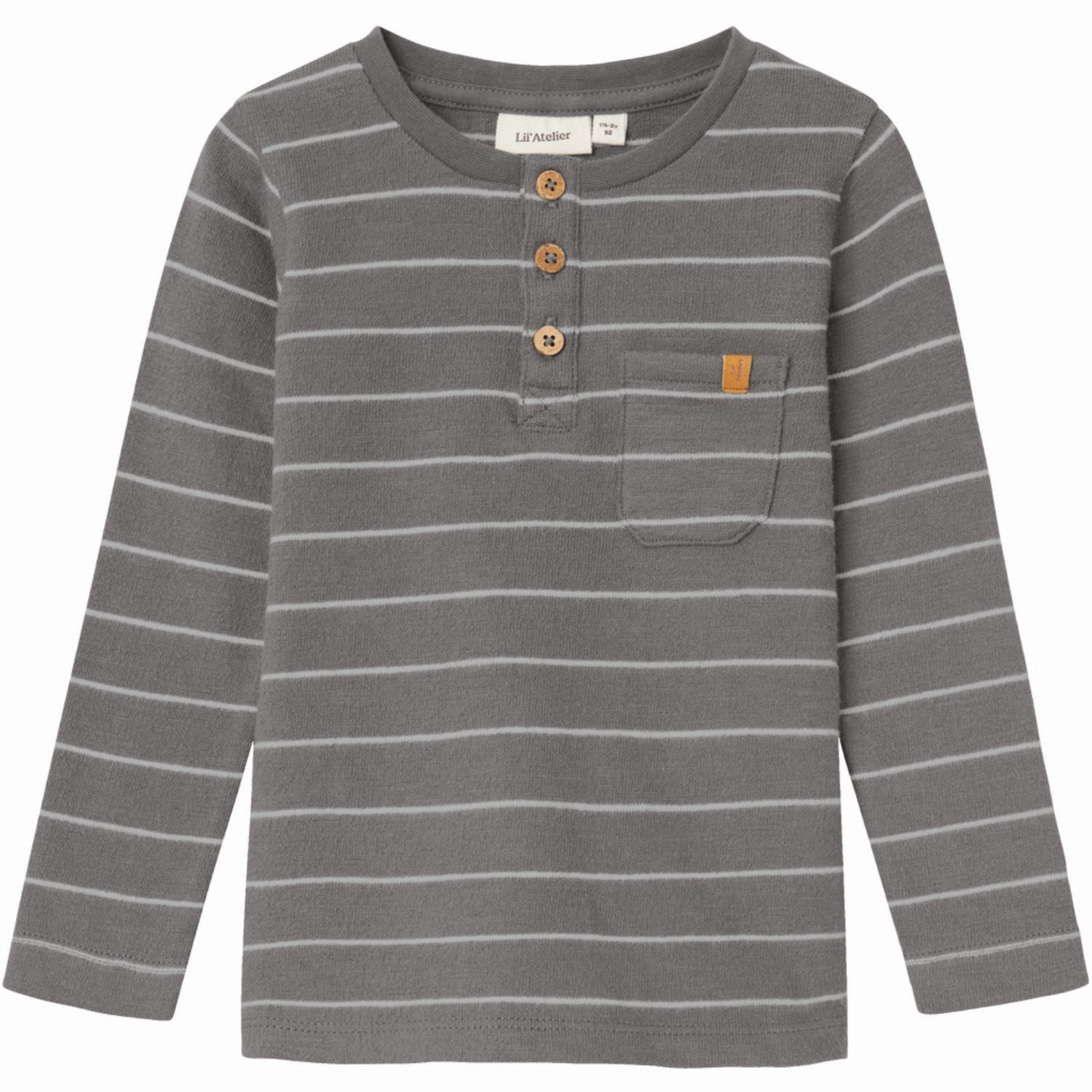 Anti Cling Fabric Lil'Atelier Silent Storm Salim Slim Blouse