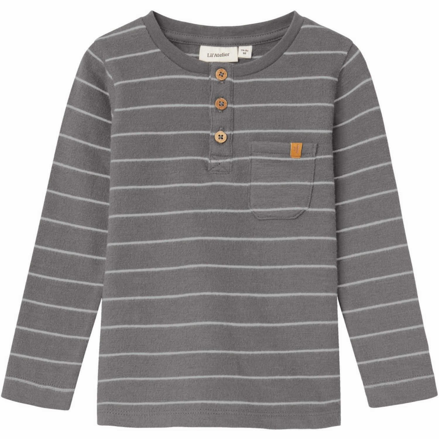 Multi Pocket Design Lil'Atelier Silent Storm Salim Slim Blouse