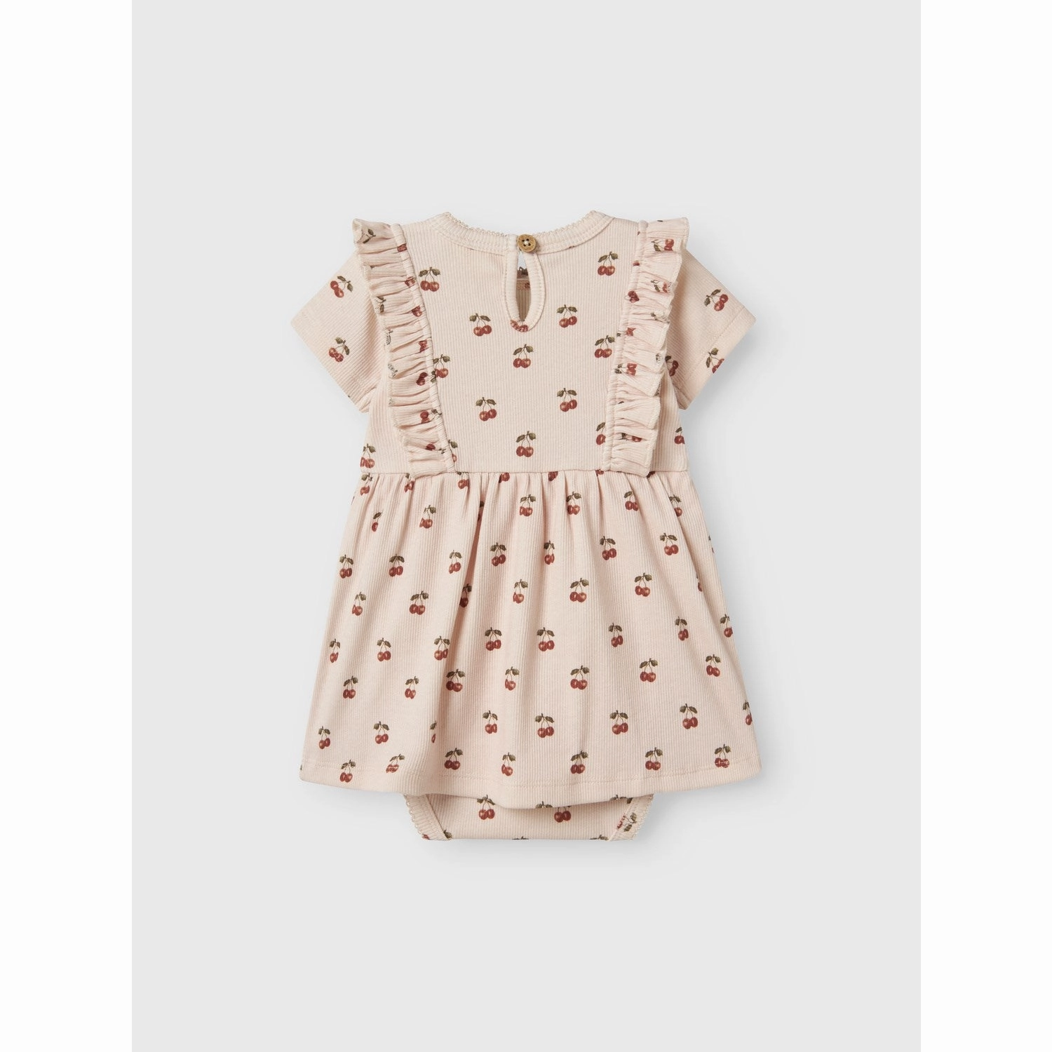 Lil'Atelier Silver Peony Lavo Ena Body Dress Tiered-Skirt