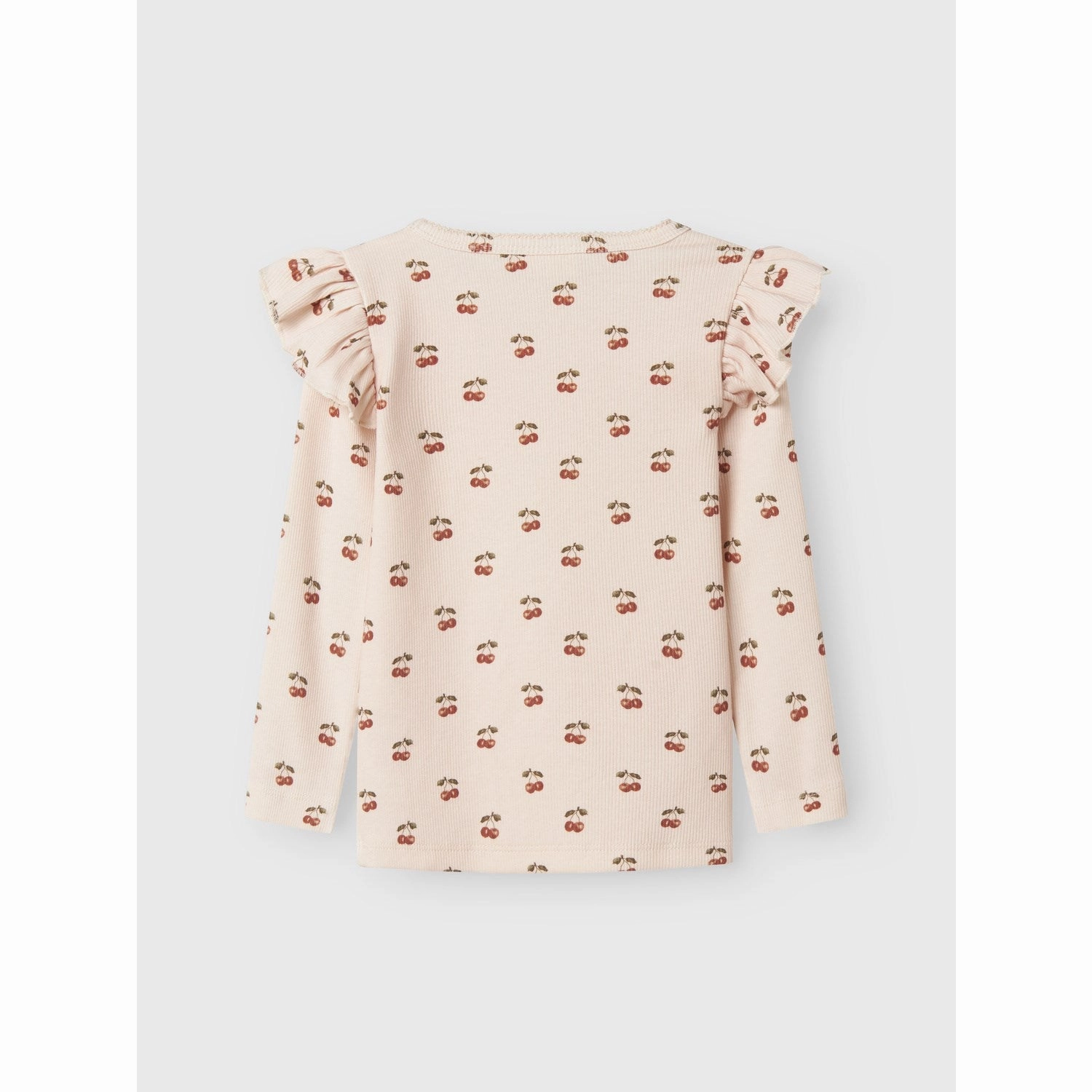 Ruffle Edge Spring Collection Lil'Atelier Silver Peony Lavo Eve Slim Blouse