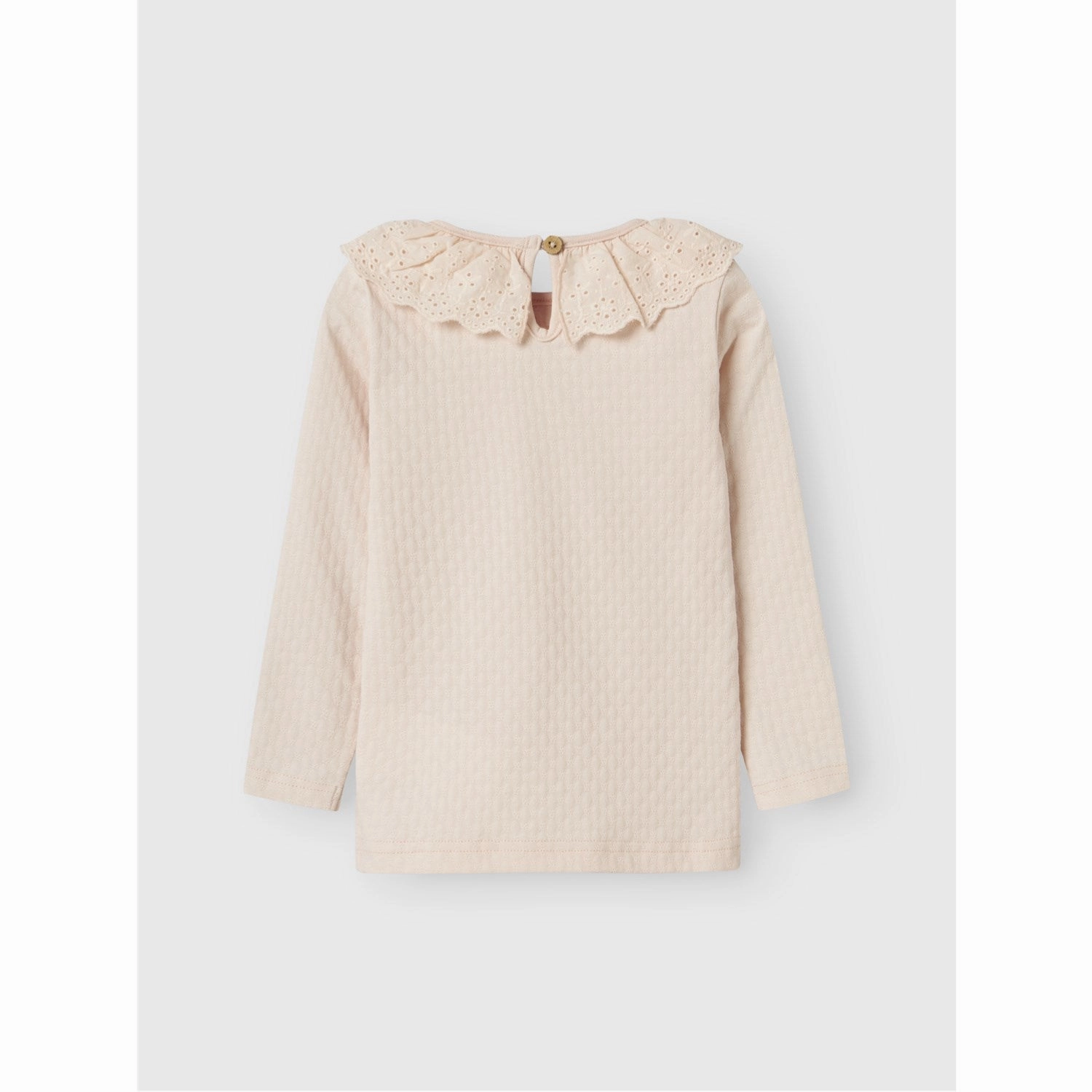 Trendy Vibes Lil'Atelier Silver Peony Nmfkira Ls Slim Top Lil