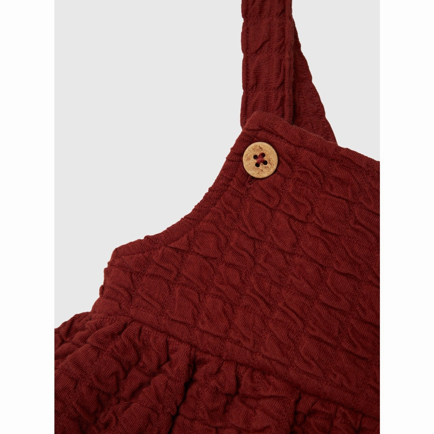 Lil'Atelier Spiced Apple Reba Loose Skirtall Natural Texture Elastic Fit