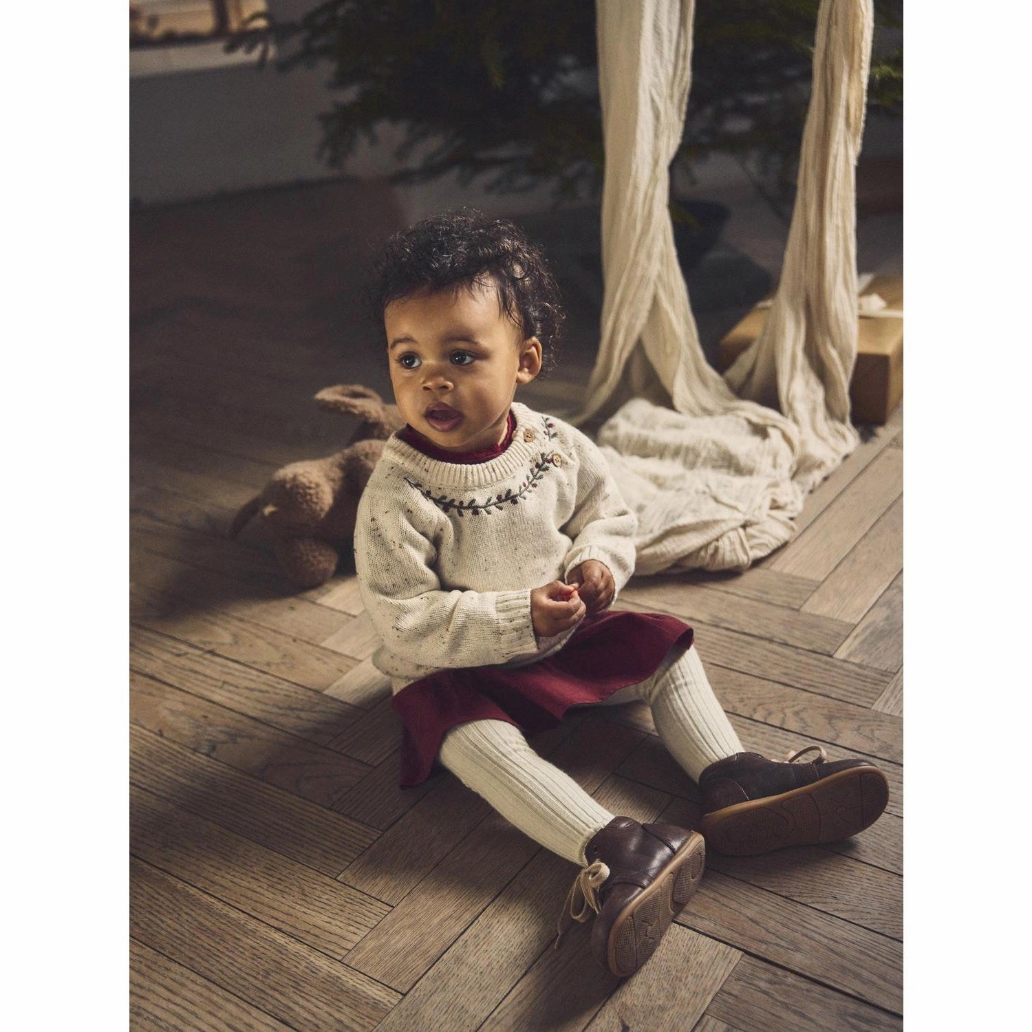 Relax Tones Lower Hem Lil'Atelier Spiced Apple Rhodette Loose Body Dress